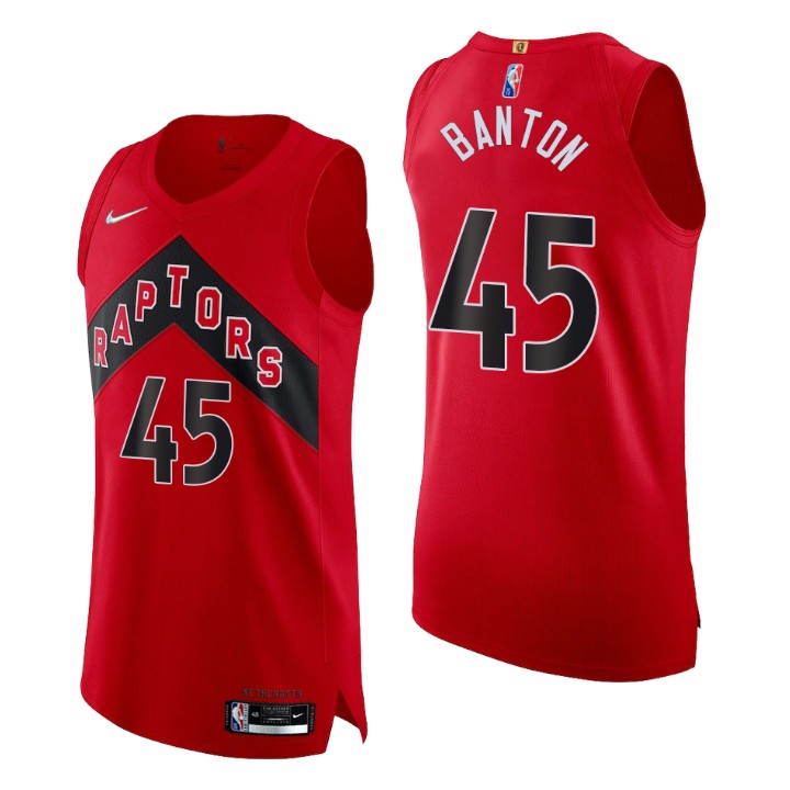 Toronto Raptors Dalano Banton 2021-22 75th Anniversary Authentic Jersey Icon