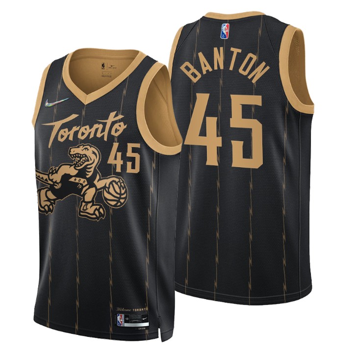 Toronto Raptors Dalano Banton 75th Anniversary City Jersey