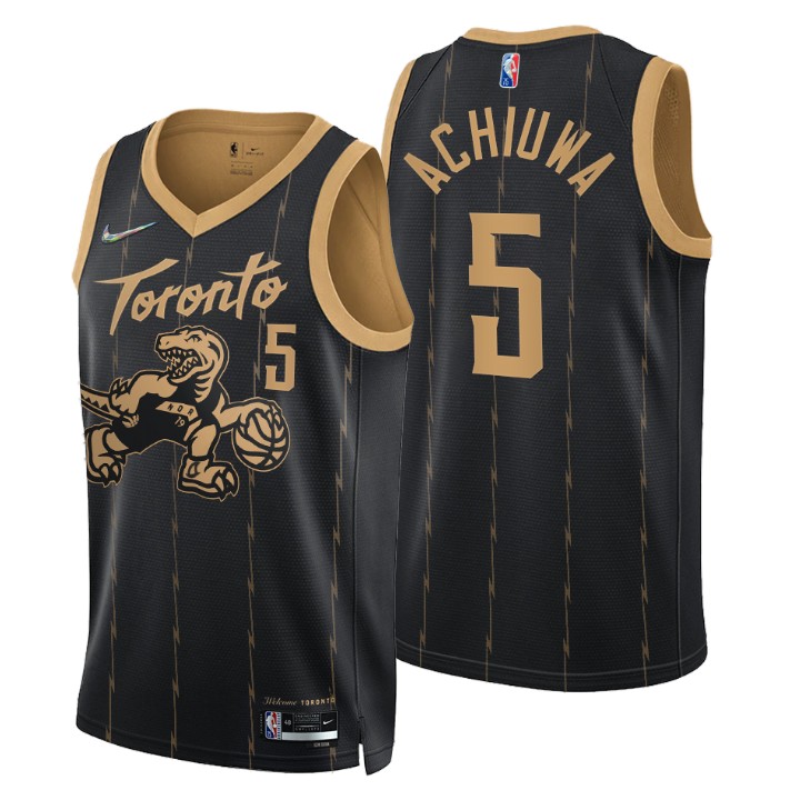 Toronto Raptors Precious Achiuwa 75th Anniversary City Jersey