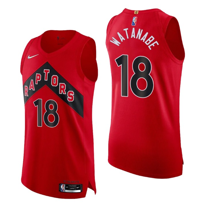 Toronto Raptors Yuta Watanabe 2021-22 75th Anniversary Authentic Jersey Icon