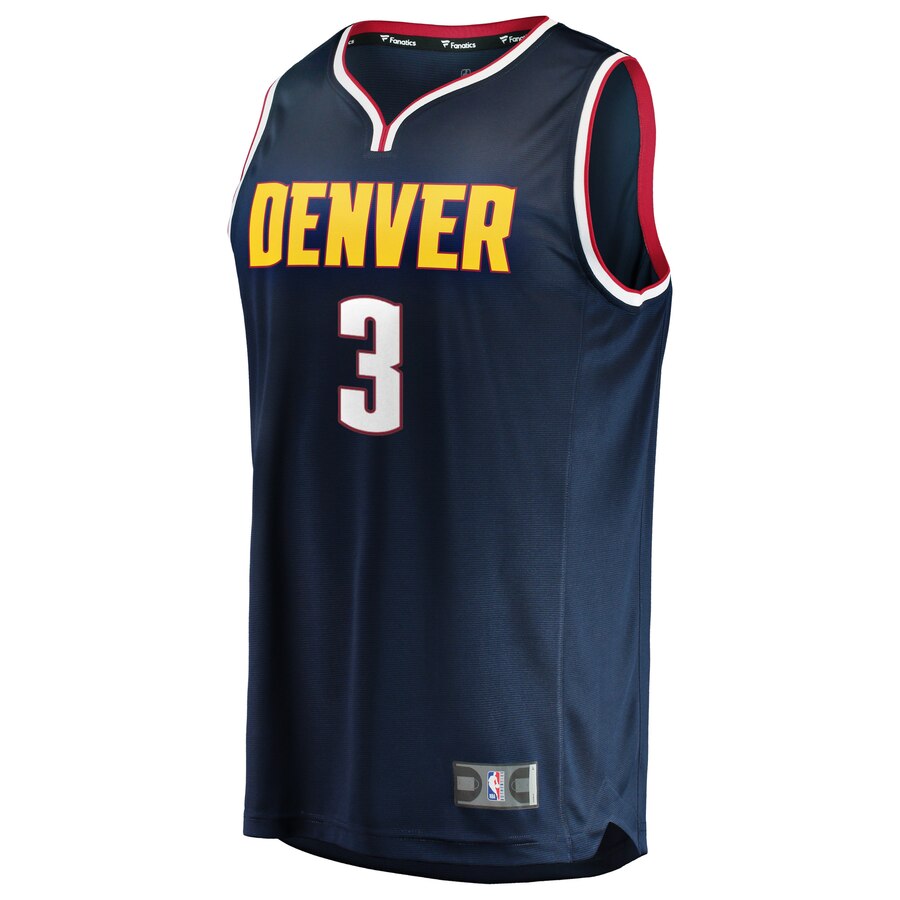 Alternative view of Torrey Craig Denver Nuggets Fanatics Branded Fast Break Replica Jersey - Icon Edition - Blue