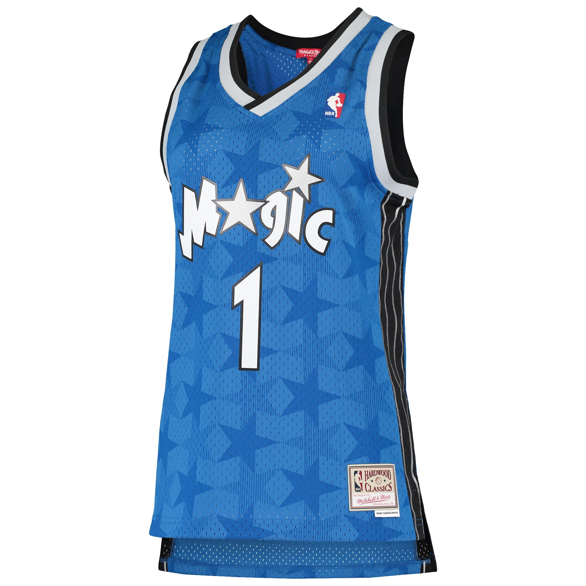 Alternative view of Tracy Mcgrady Orlando Magic Mitchell & Ness Women's 2000/01 Hardwood Classics Swingman Jersey - Blue