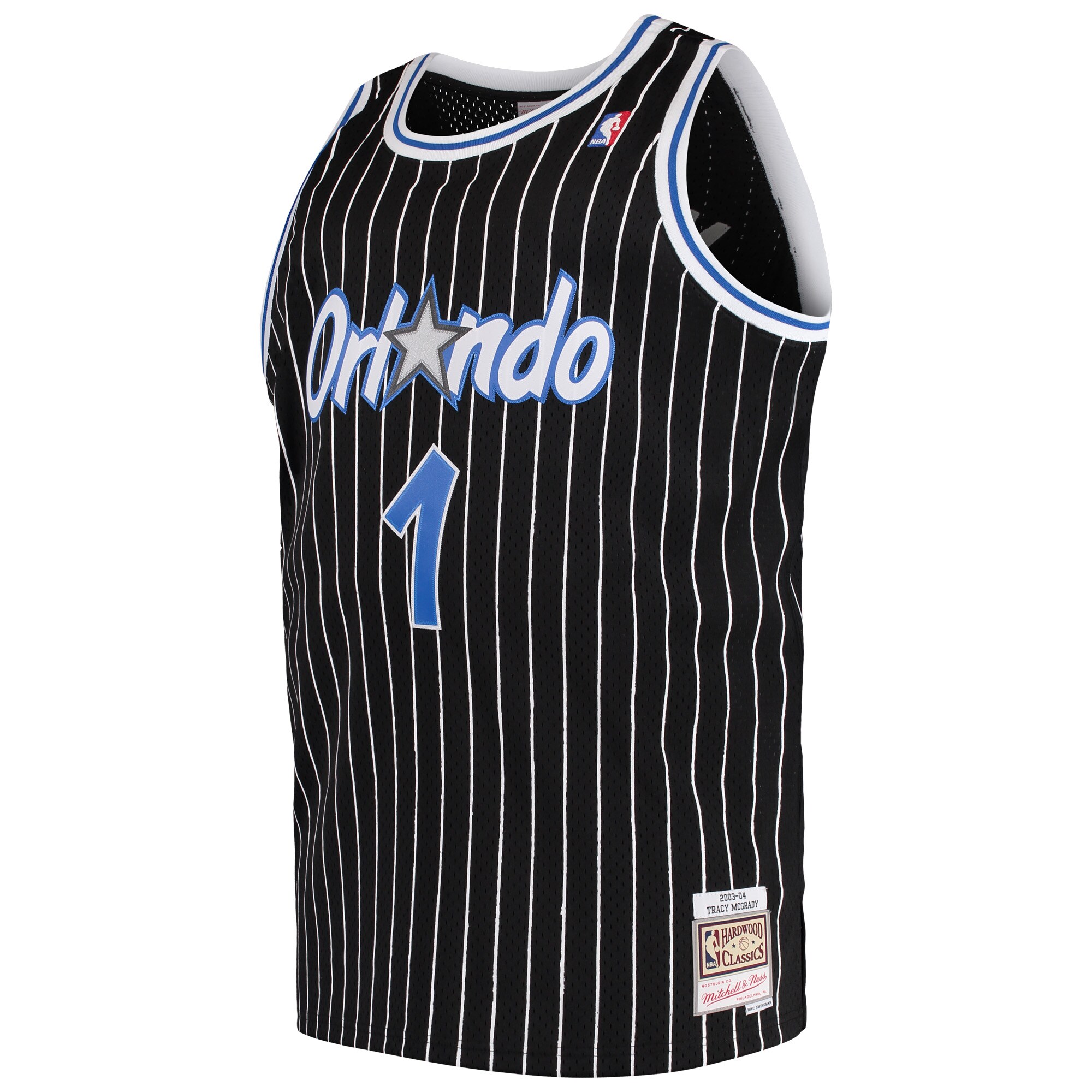 Alternative view of Tracy Mcgrady Orlando Magic Mitchell & Ness 2003/04 Big & Tall Hardwood Classics Swingman Jersey - Black
