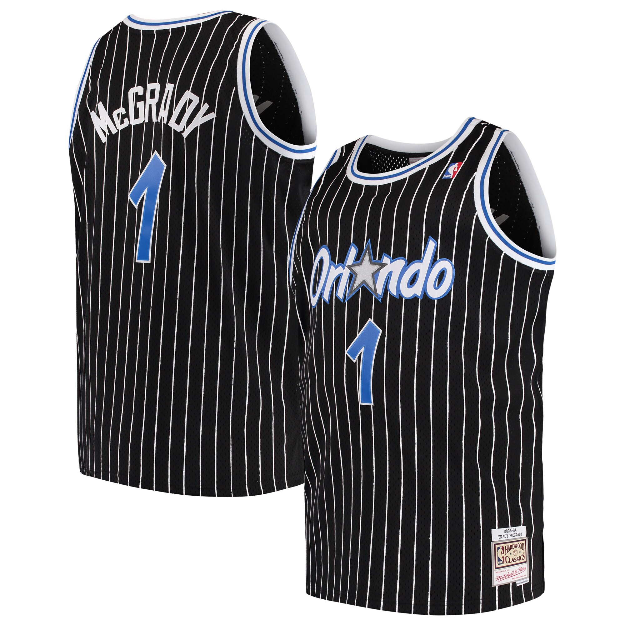 Tracy Mcgrady Orlando Magic Mitchell & Ness 2003/04 Big & Tall Hardwood Classics Swingman Jersey - Black