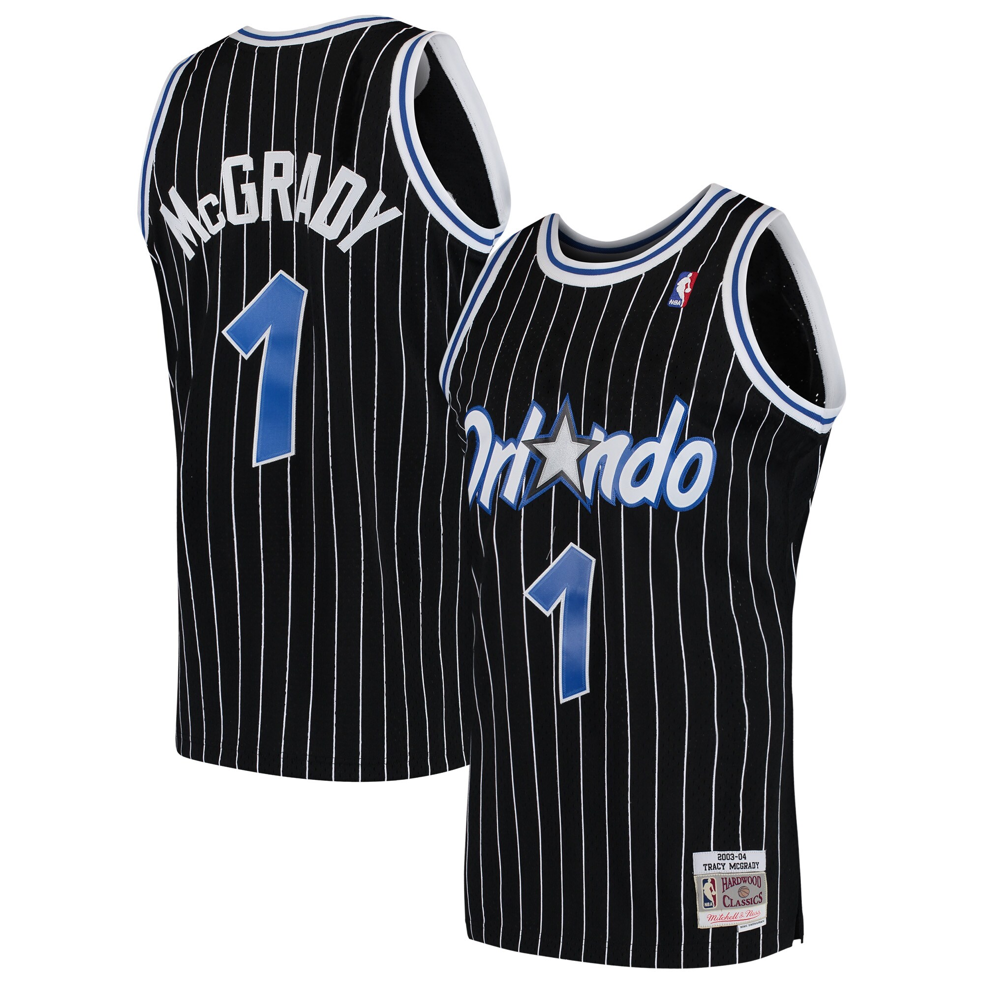 Tracy Mcgrady Orlando Magic Mitchell & Ness Hardwood Classics Swingman Jersey - Black