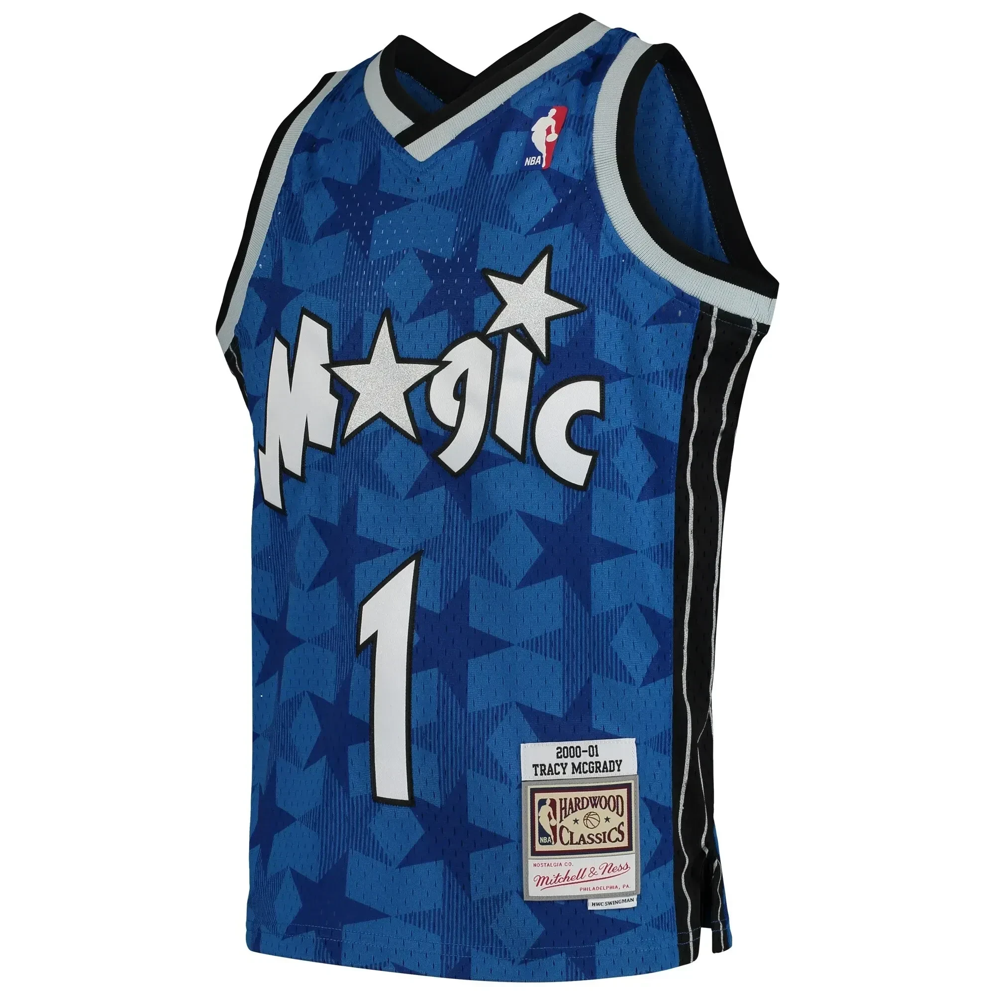 Alternative view of Tracy Mcgrady Orlando Magic Mitchell & Ness Youth Swingman Throwback Jersey - Blue - JS288 
