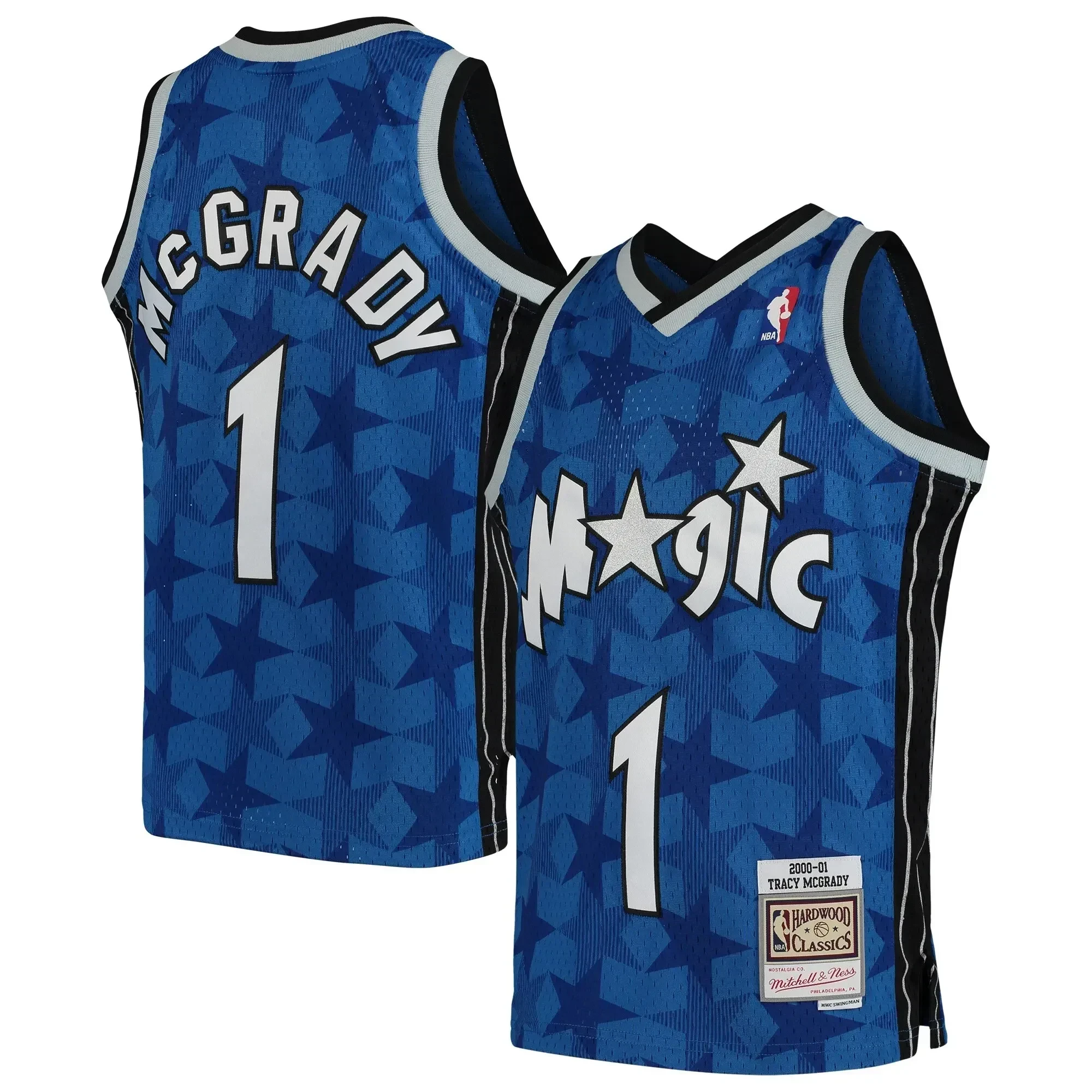 Tracy Mcgrady Orlando Magic Mitchell & Ness Youth Swingman Throwback Jersey - Blue - JS288 