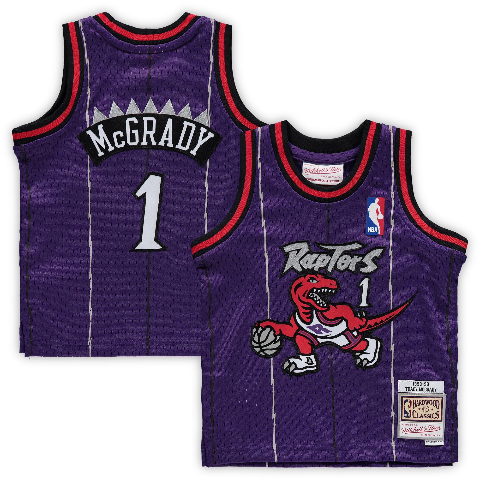 Tracy Mcgrady Toronto Raptors Mitchell & Ness Infant 1998/99 Hardwood Classics Retired Player Jersey - Purple