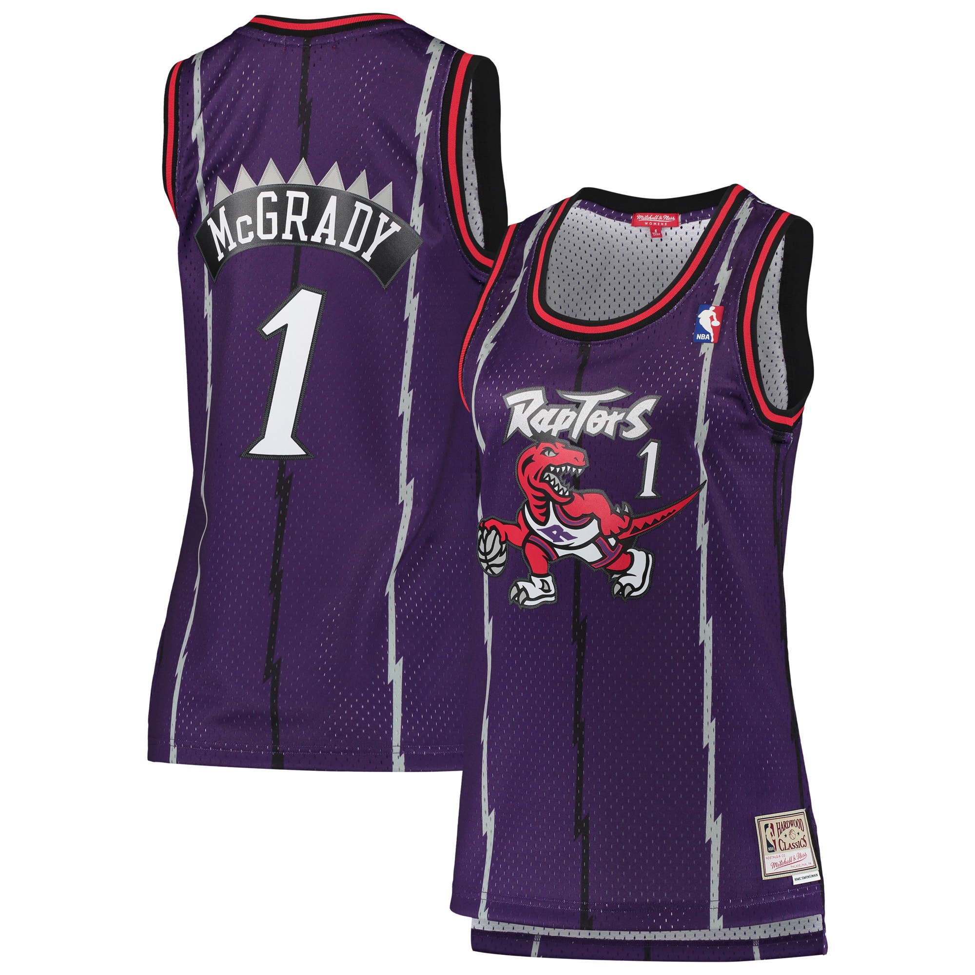Tracy Mcgrady Toronto Raptors Mitchell & Ness Women's 1998/99 Hardwood Classics Swingman Jersey - Purple