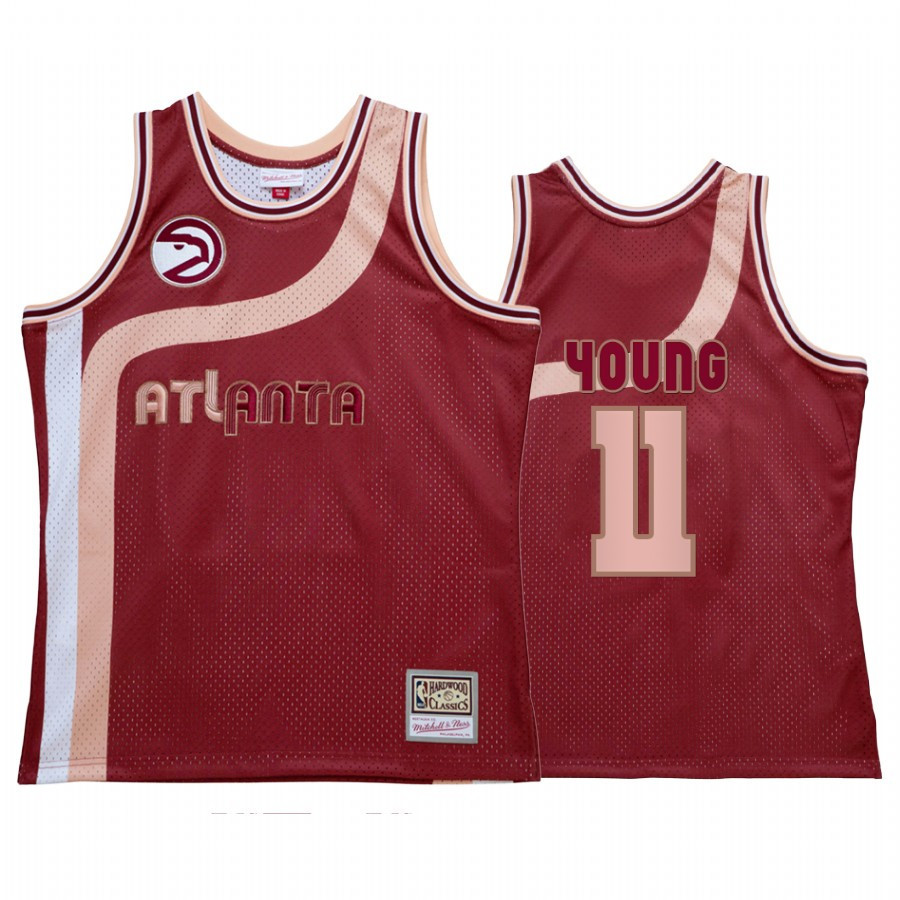 Trae Young 11 Atlanta Hawks My Towns Wish Jersey Red - JS326 