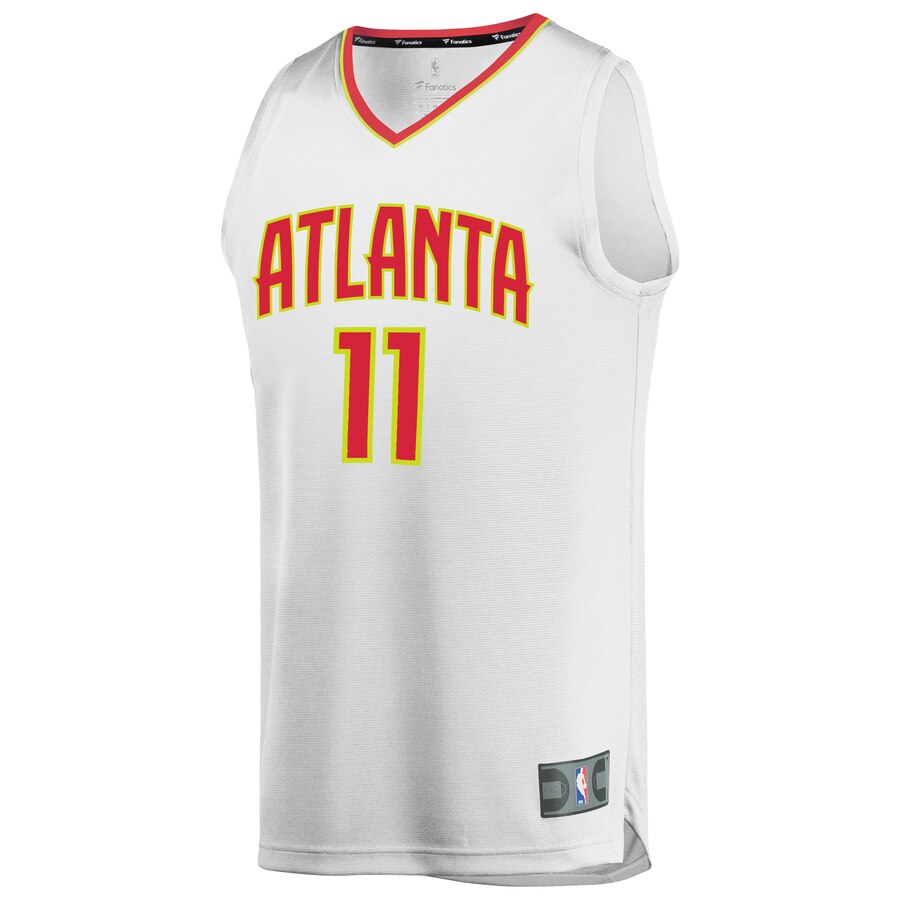 Alternative view of Trae Young Atlanta Hawks Fanatics Branded Youth Fast Break Replica Jersey - Association Edition - White