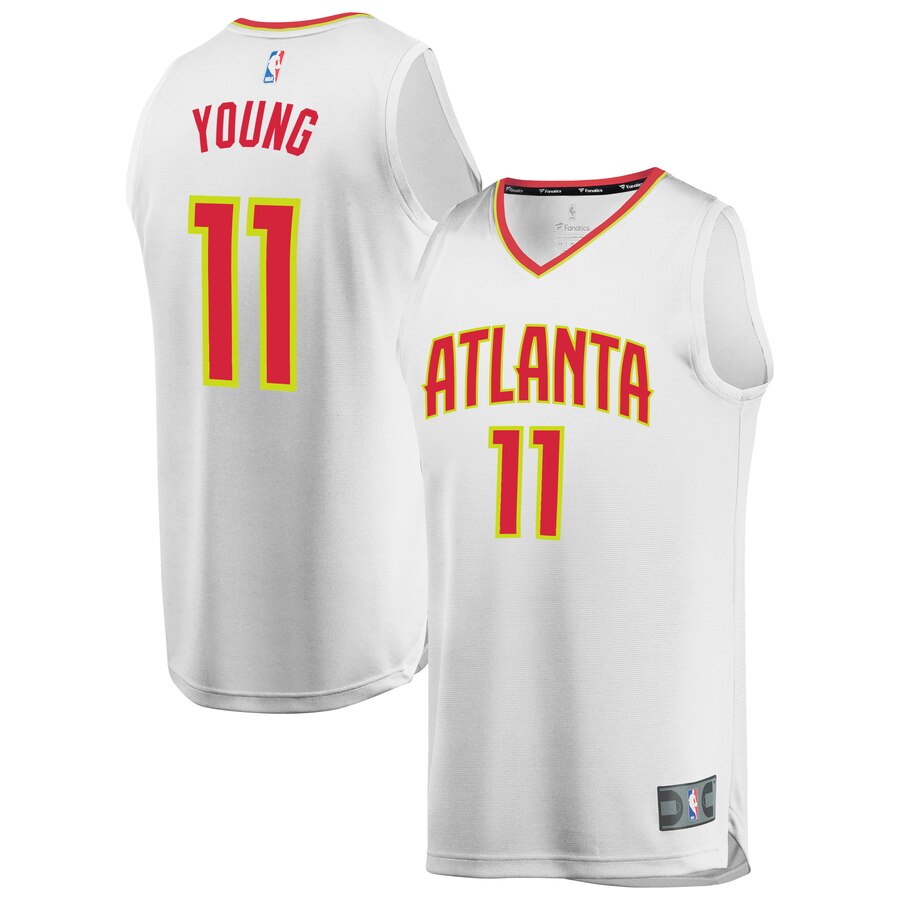 Trae Young Atlanta Hawks Fanatics Branded Youth Fast Break Replica Jersey - Association Edition - White