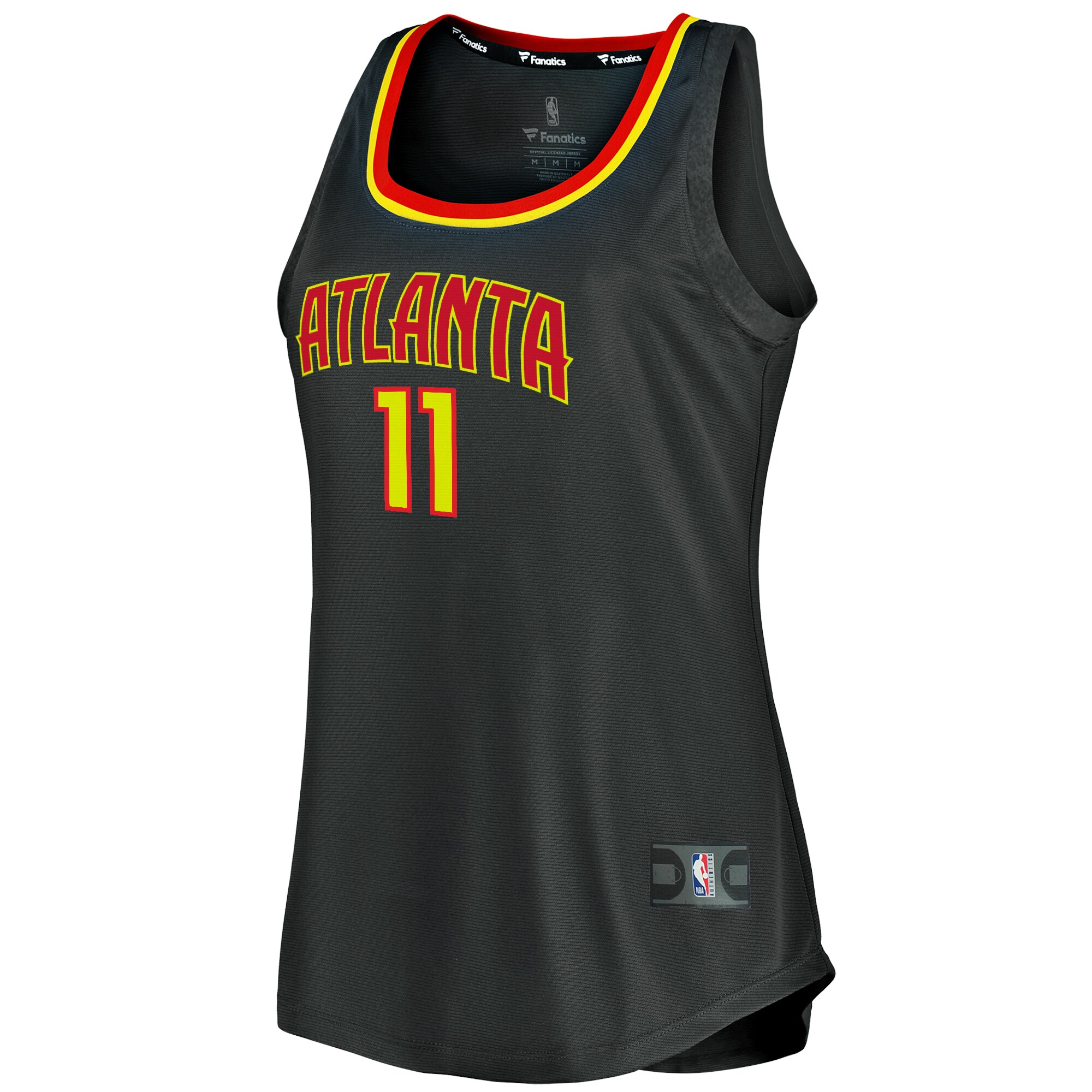 Alternative view of Trae Young Atlanta Hawks Fanatics Women's Fast Break Tank Jersey - Icon Edition - Black