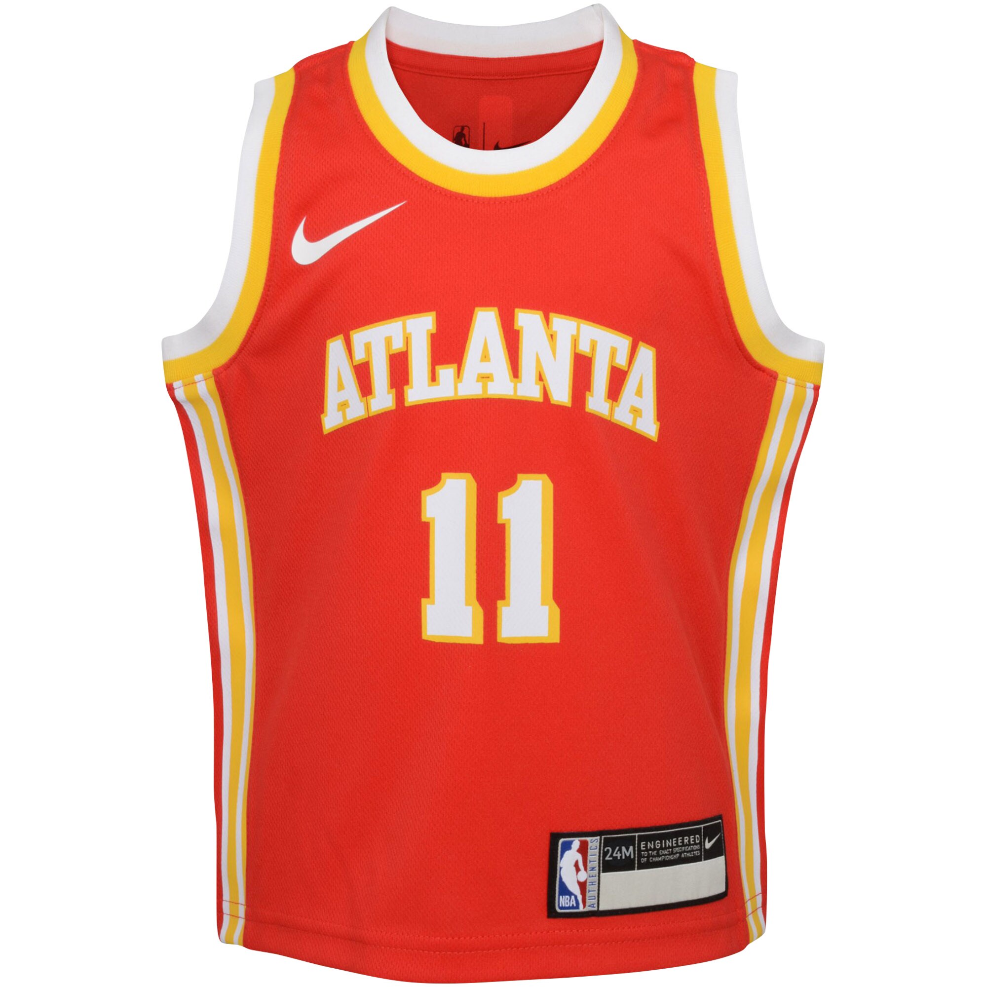 Alternative view of Trae Young Atlanta Hawks Infant Swingman Player Jersey - Icon Edition - Red