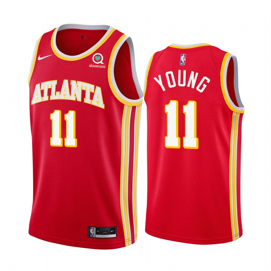 Trae Young Atlanta Hawks Red Icon Edition 2020-21 Jersey