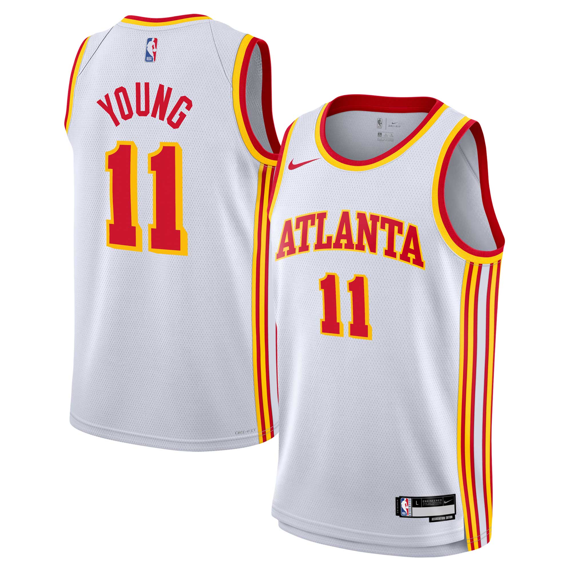 Trae Young Atlanta Hawks Youth Swingman Jersey - Association Edition - White