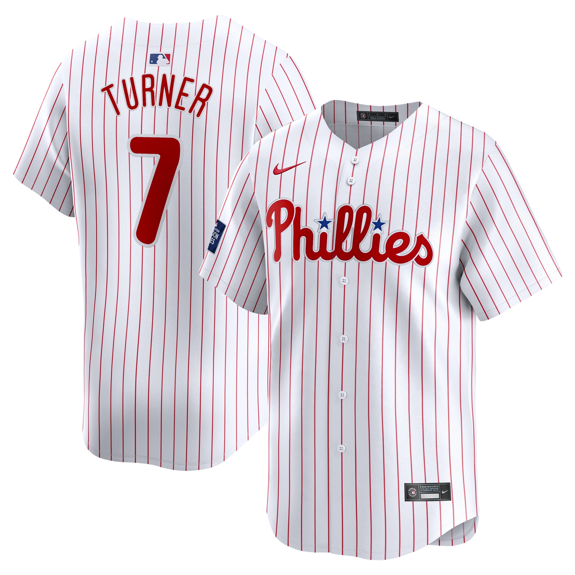 Trea Turner Philadelphia Phillies 2024 Mlb World Tour London Series Home Limited Player Jersey - White