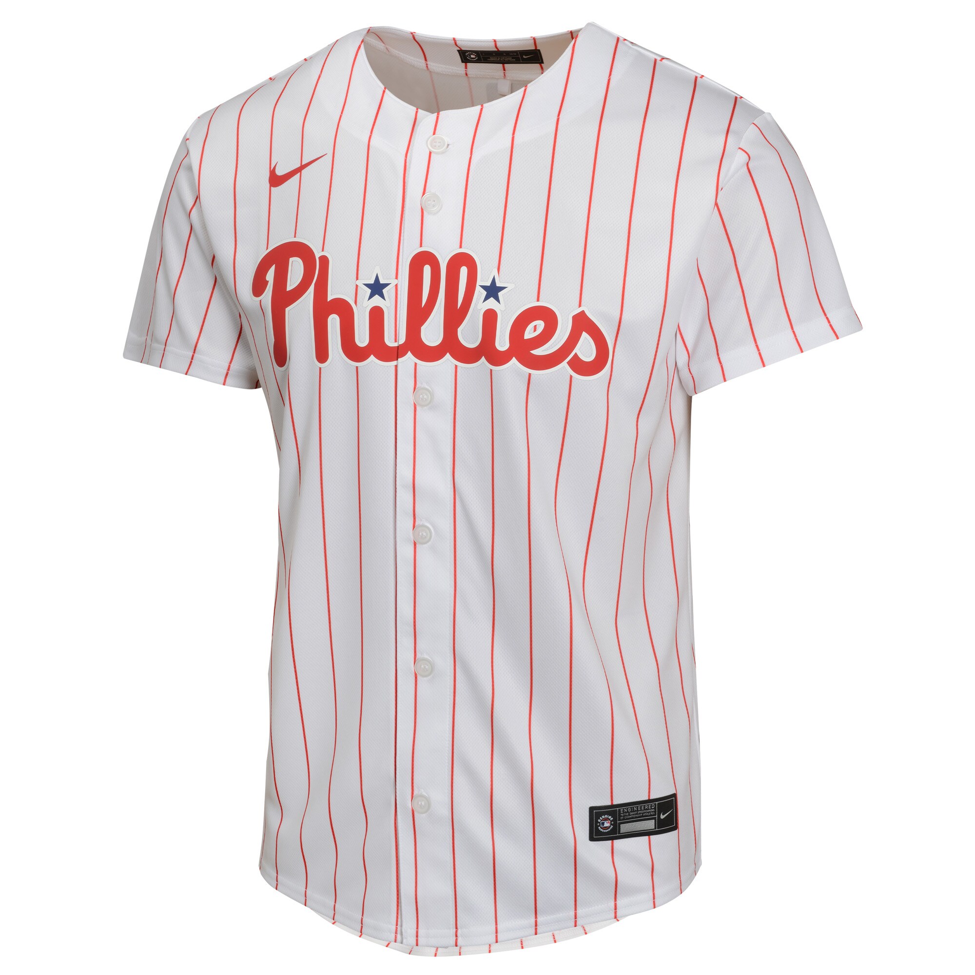 Alternative view of Trea Turner Philadelphia Phillies Youth Home Game Player Jersey - White