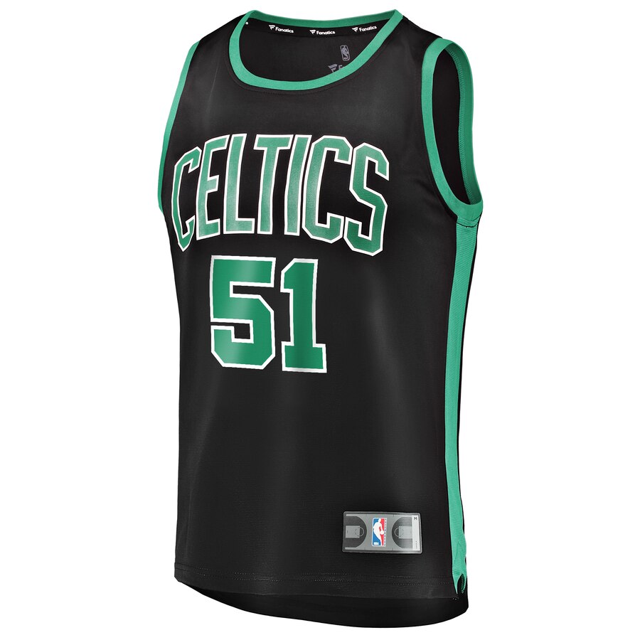 Alternative view of Tremont Waters Boston Celtics Fanatics Branded Fast Break Replica Player Jersey - Statement Edition - Black