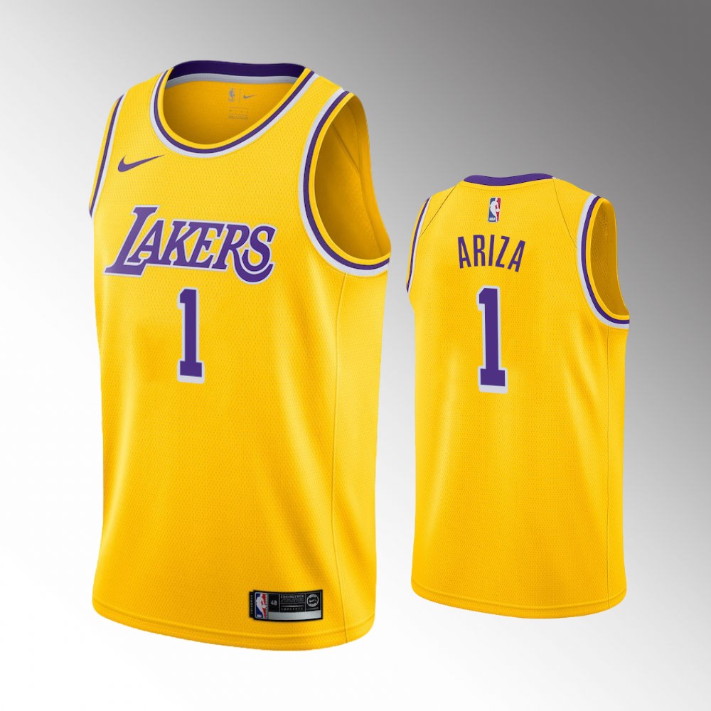 Trevor Ariza Los Angeles Lakers 2021 Icon Edition Gold 2021 Trade Jersey