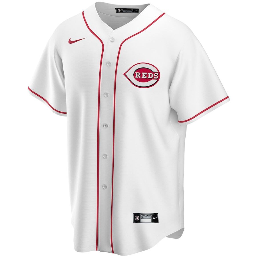 Alternative view of Trevor Bauer Cincinnati Reds Home 2020 Replica Player Jersey - White