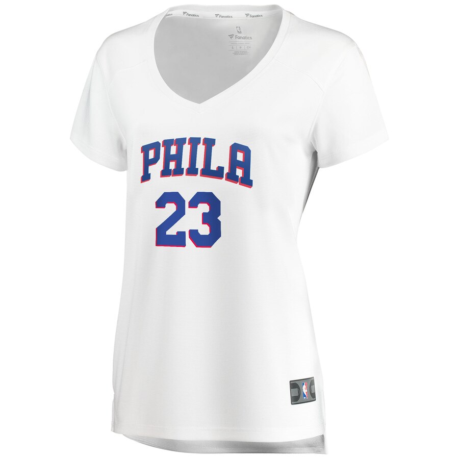 Alternative view of Trey Burke Philadelphia 76ers Fanatics Branded Women's Fast Break Replica Player Jersey - Association Edition - White