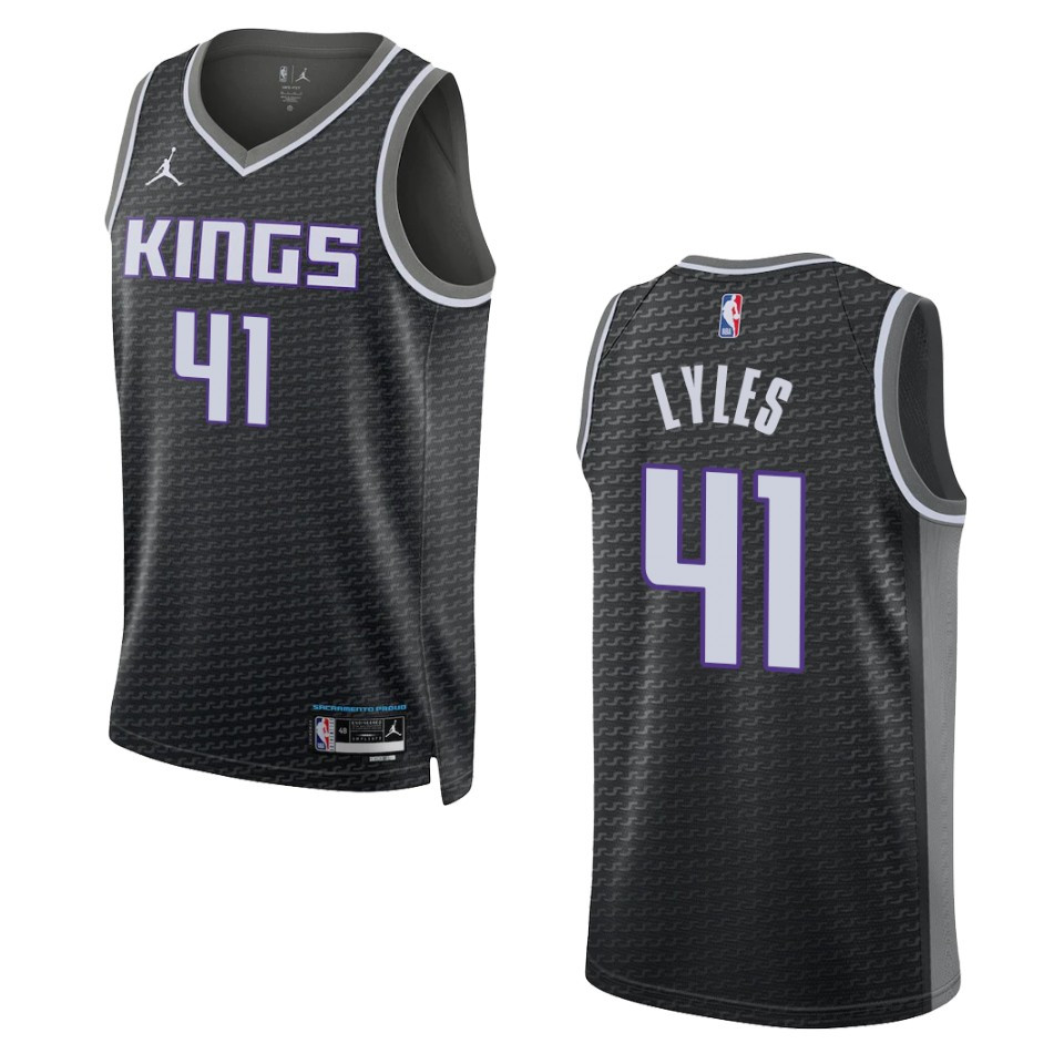 Trey Lyles Black Statement Edition 2022-23 Sacramento Kings Swingman Jersey