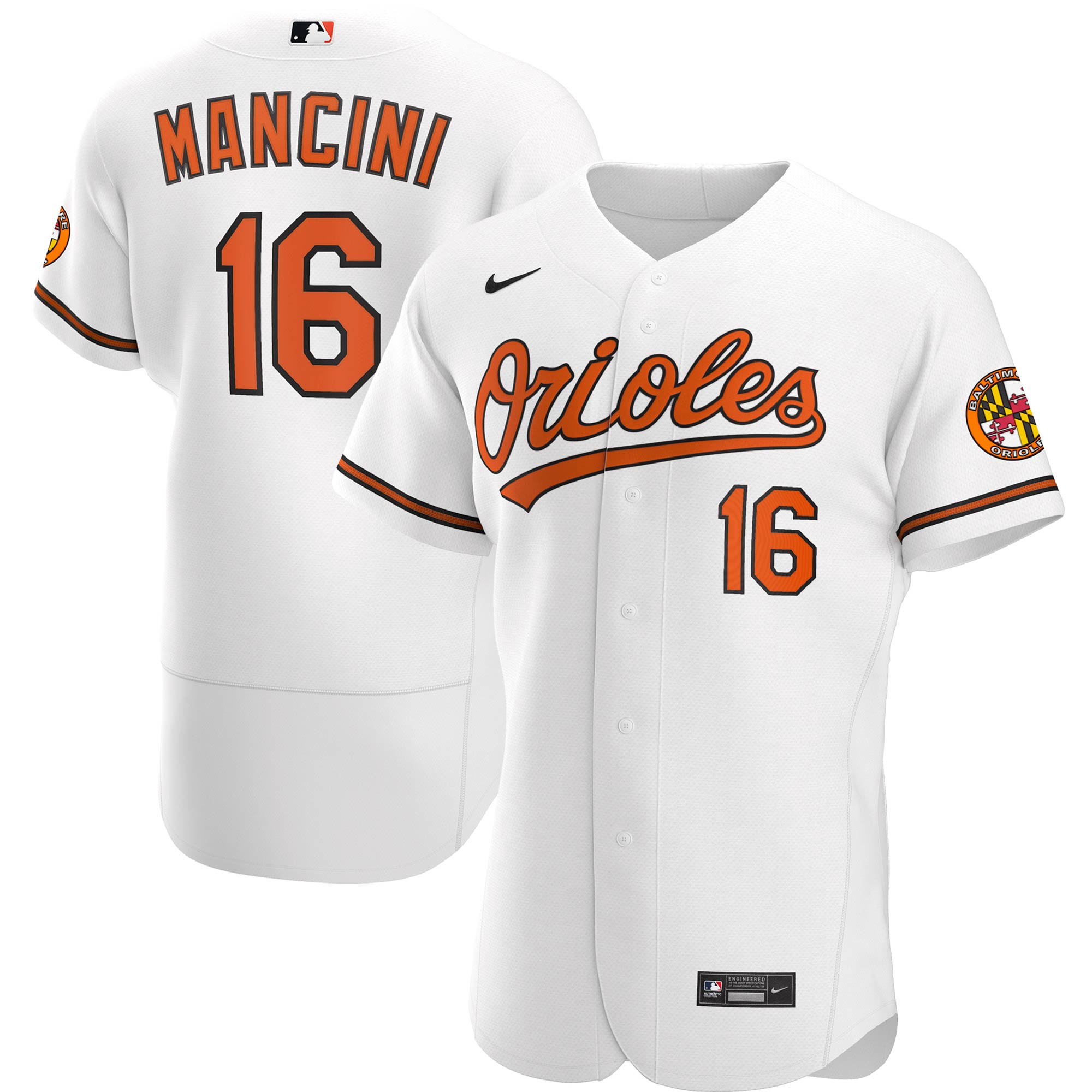 Trey Mancini Baltimore Orioles Home Authentic Player Jersey - White