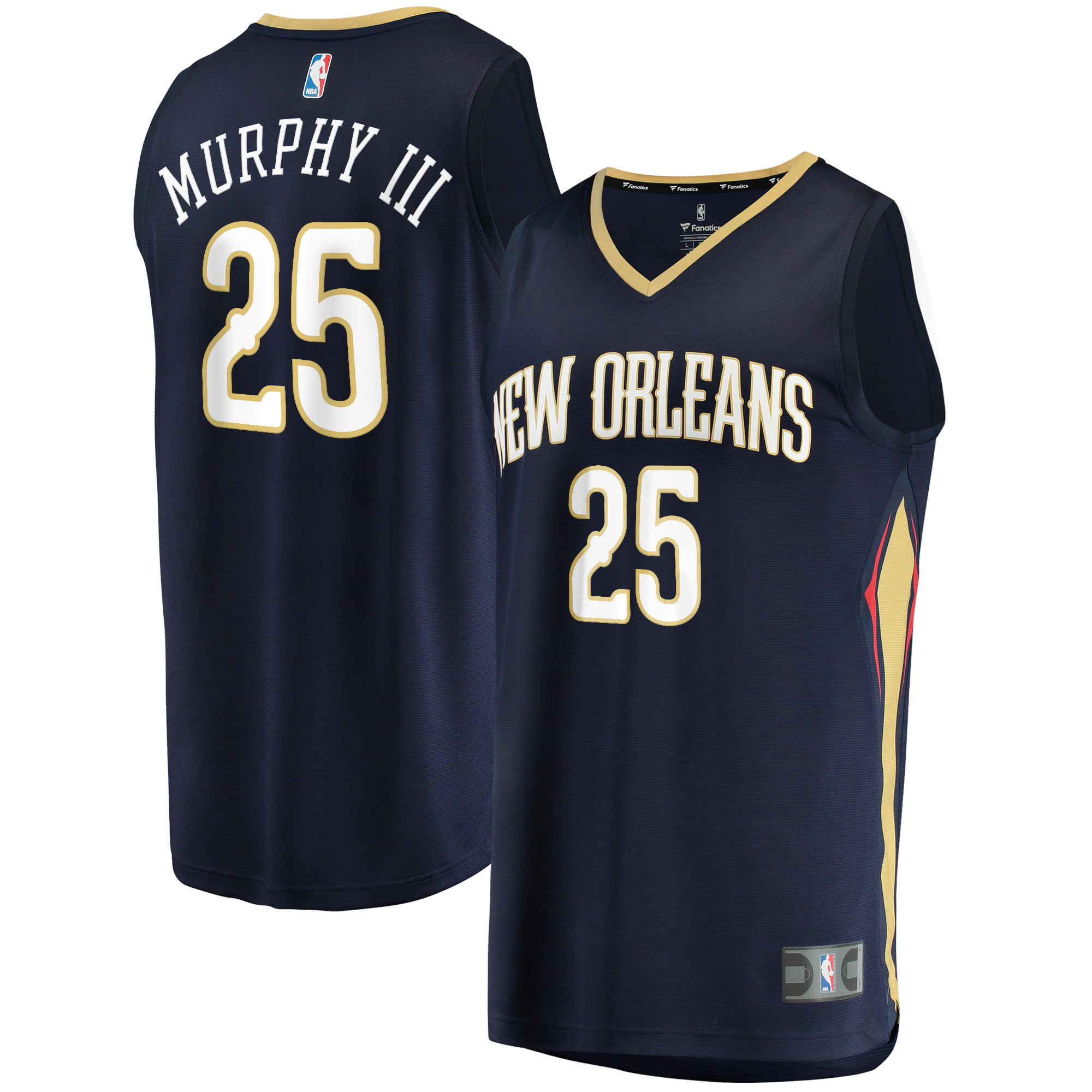 Trey Murphy Iii New Orleans Pelicans Fanatics Branded 2021/22 Fast Break Replica Jersey - Icon Edition - Navy
