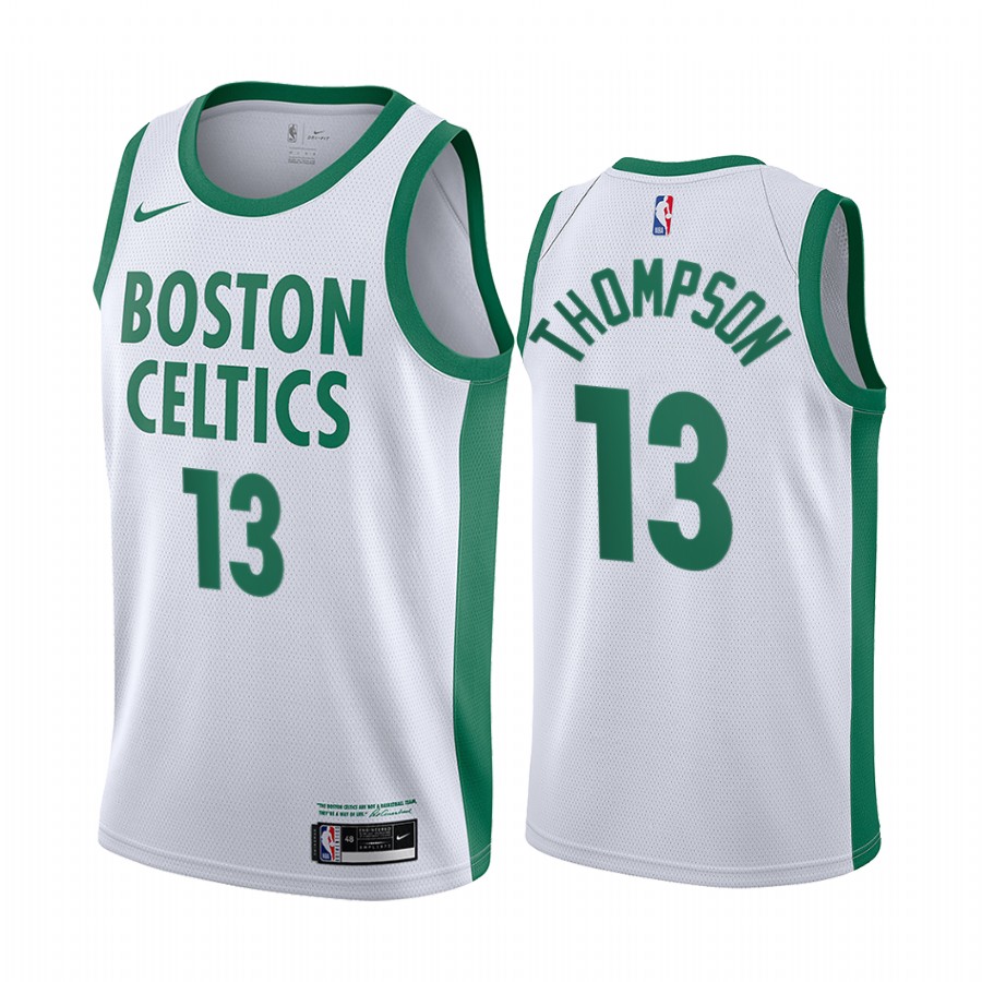 Tristan Thompson Boston Celtics 2020-21 White City Jersey 2020 Trade