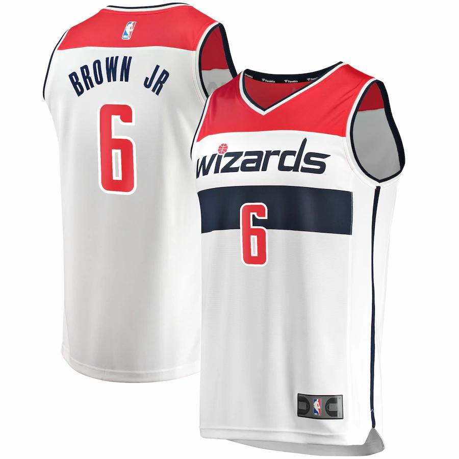 Troy Brown Jr. Washington Wizards Fanatics Branded Fast Break Player Jersey - Association Edition - White