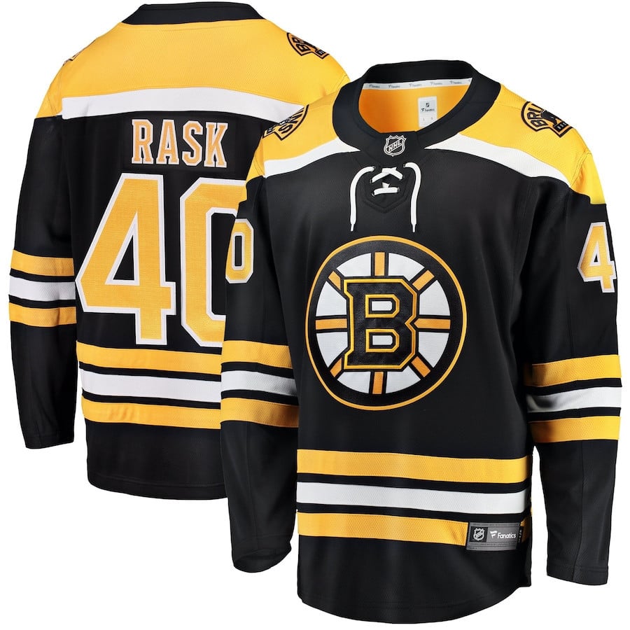 Tuukka Rask 40 Boston Bruins Breakaway Home Jersey - Men, Black - JS172 