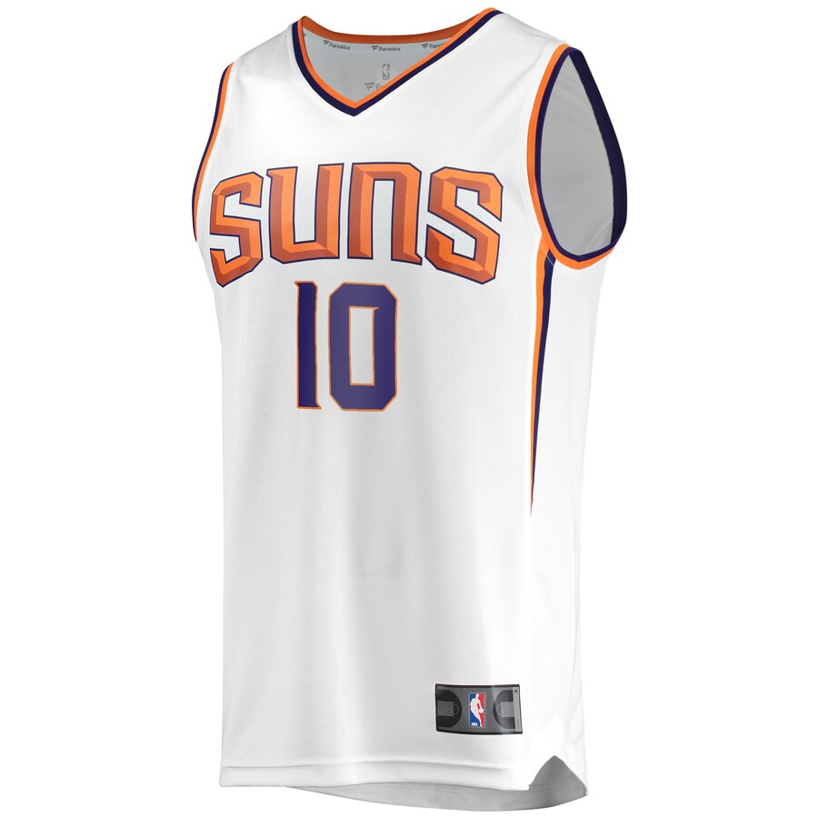 Alternative view of Ty Jerome Phoenix Suns Fanatics Branded Fast Break Replica Jersey White - Association Edition
