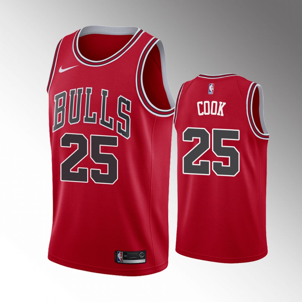 Tyler Cook Chicago Bulls 2021-22 Icon Edition Red Jersey