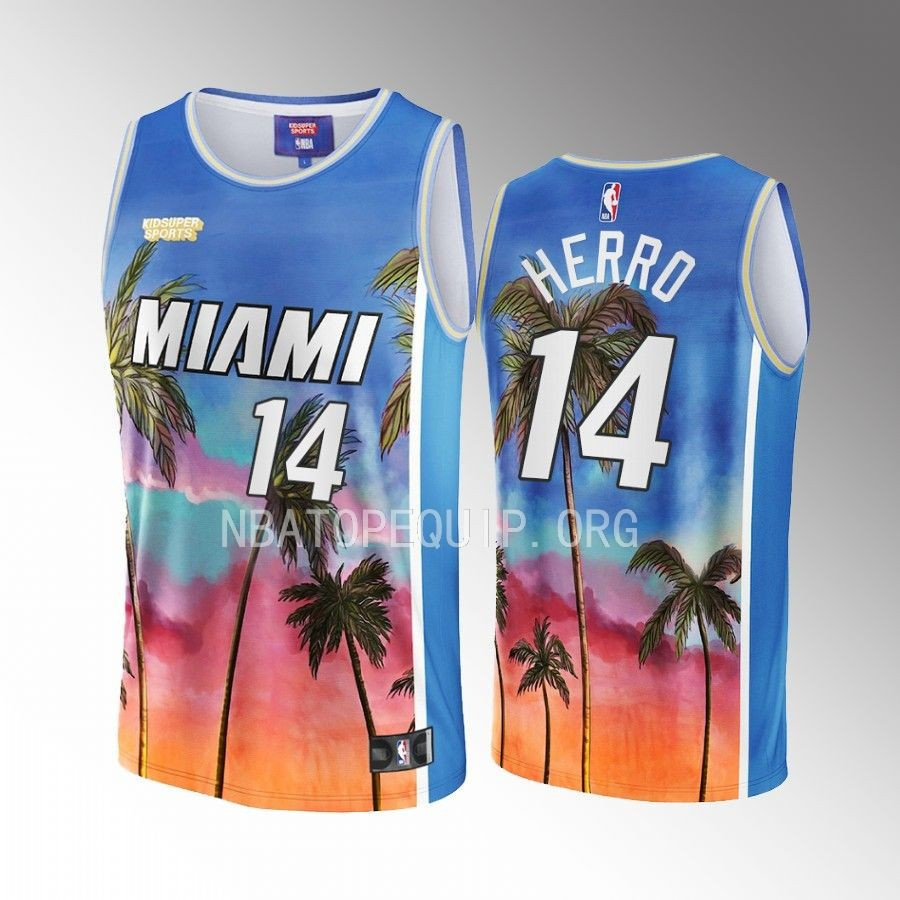Tyler Herro 14 Miami Heat NBA & KidSuper Studios Unisex Hometown Jersey - JS916 