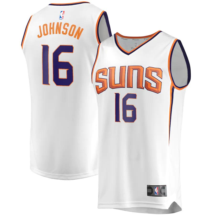Tyler Johnson Phoenix Suns Fanatics Branded Fast Break Player Replica Jersey - Association Edition - White