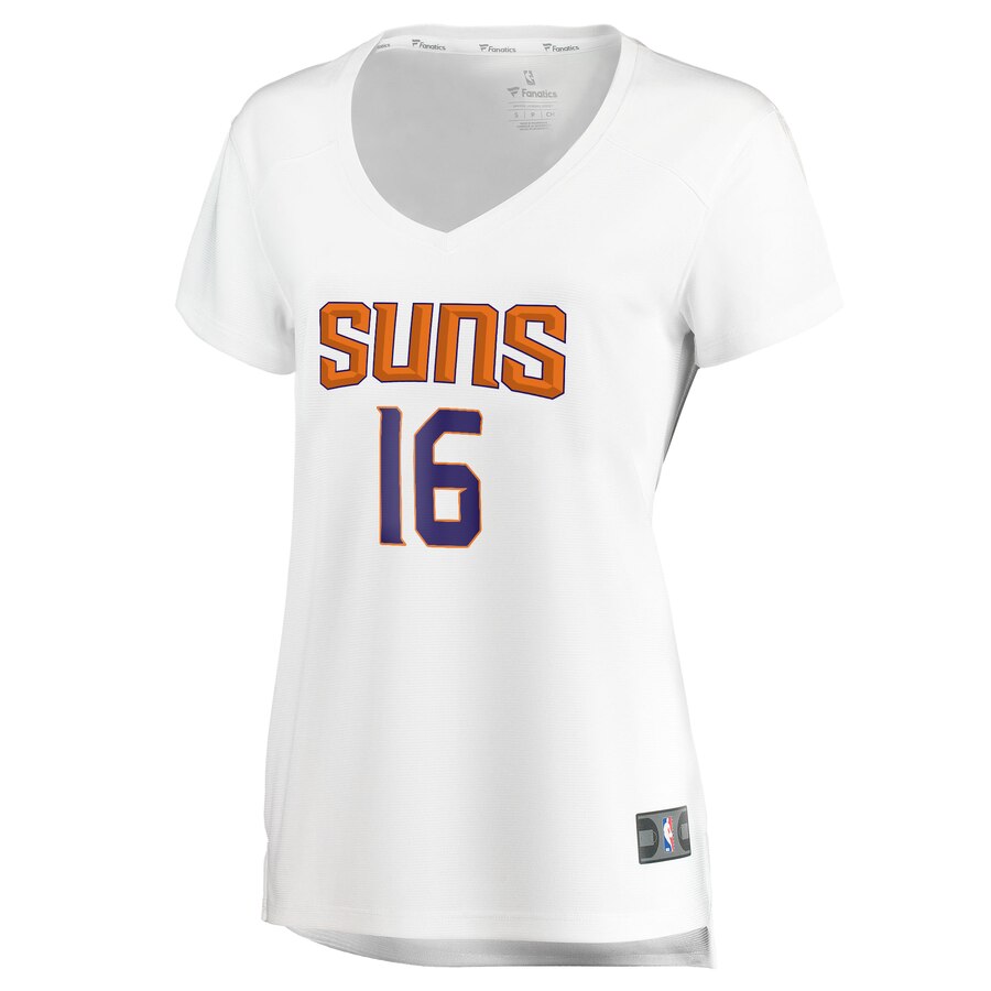 Alternative view of Tyler Johnson Phoenix Suns Fanatics Branded Women's Fast Break Player Replica Jersey - Association Edition - White