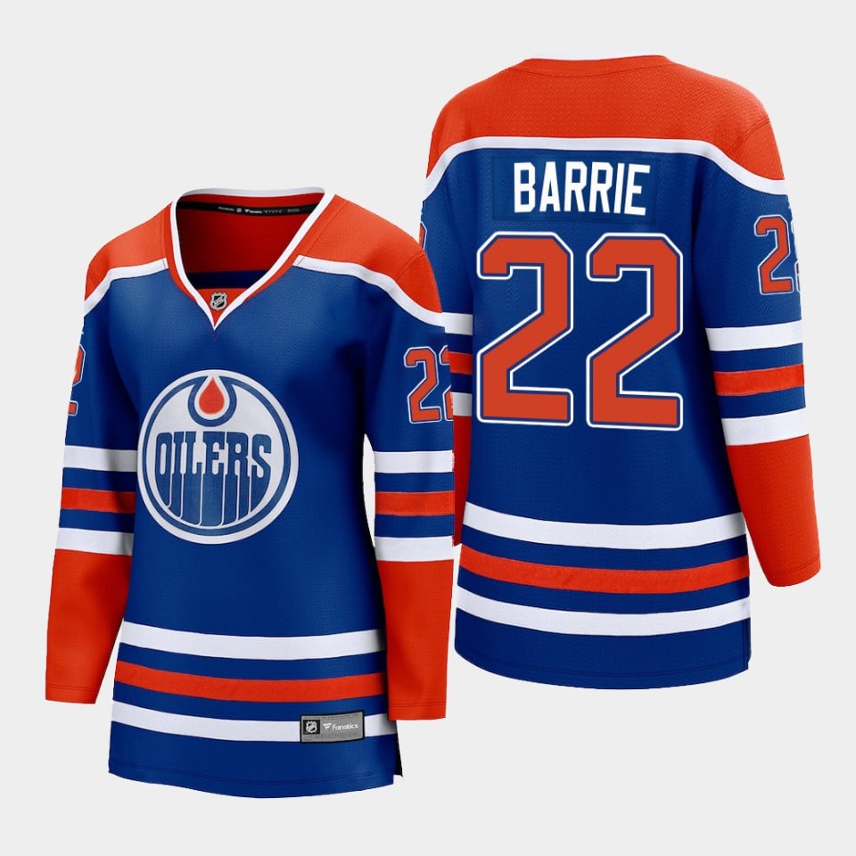Tyson Barrie 22 Edmonton Oilers Home Jersey - Women - JS354 
