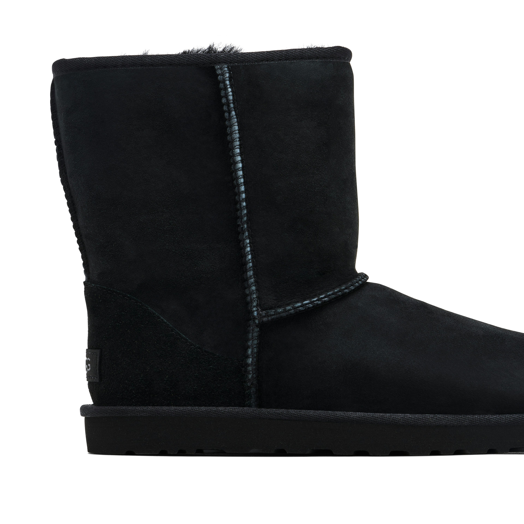 UGG Classic Short II Boot Black Womens - Image 4