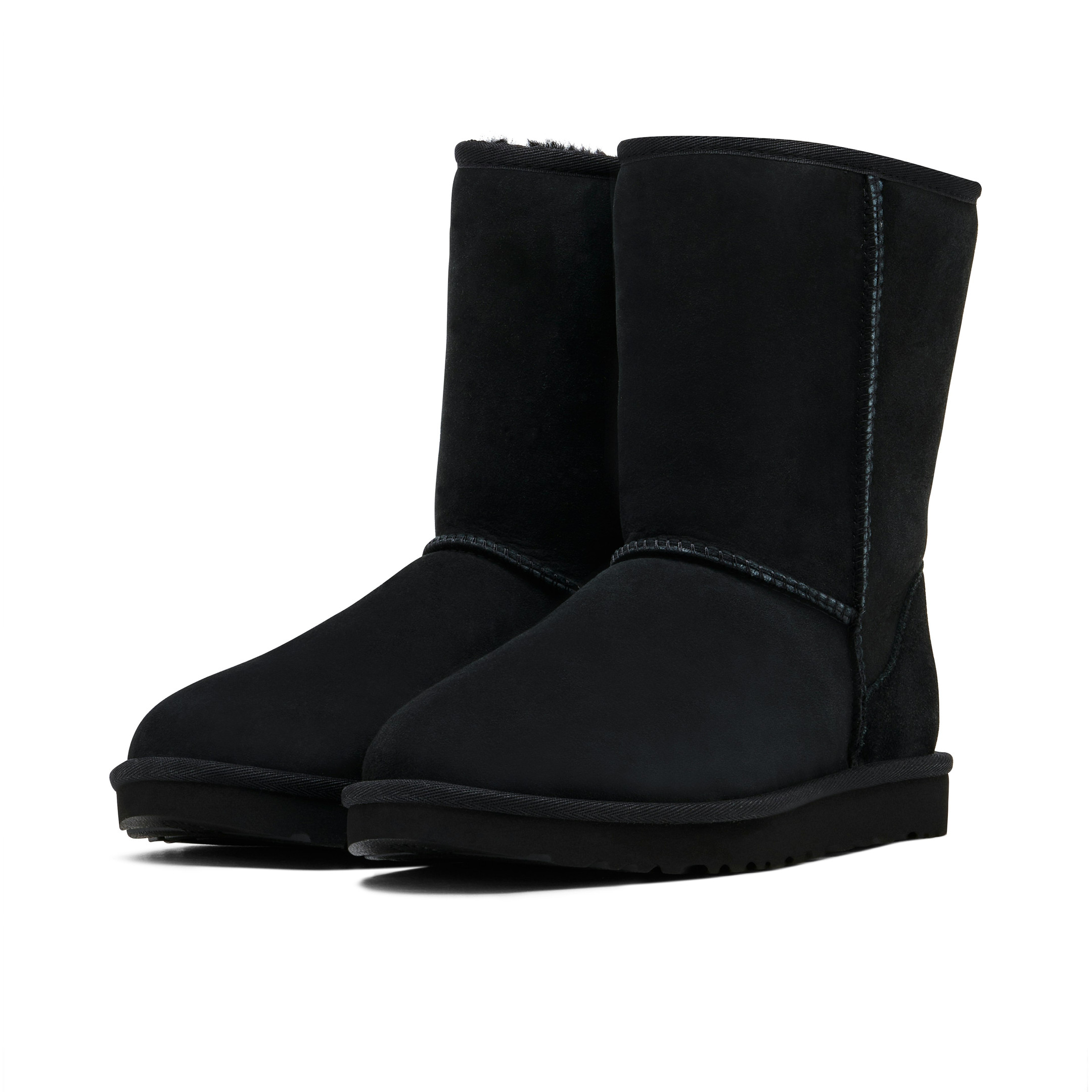 UGG Classic Short II Boot Black Womens - Image 6