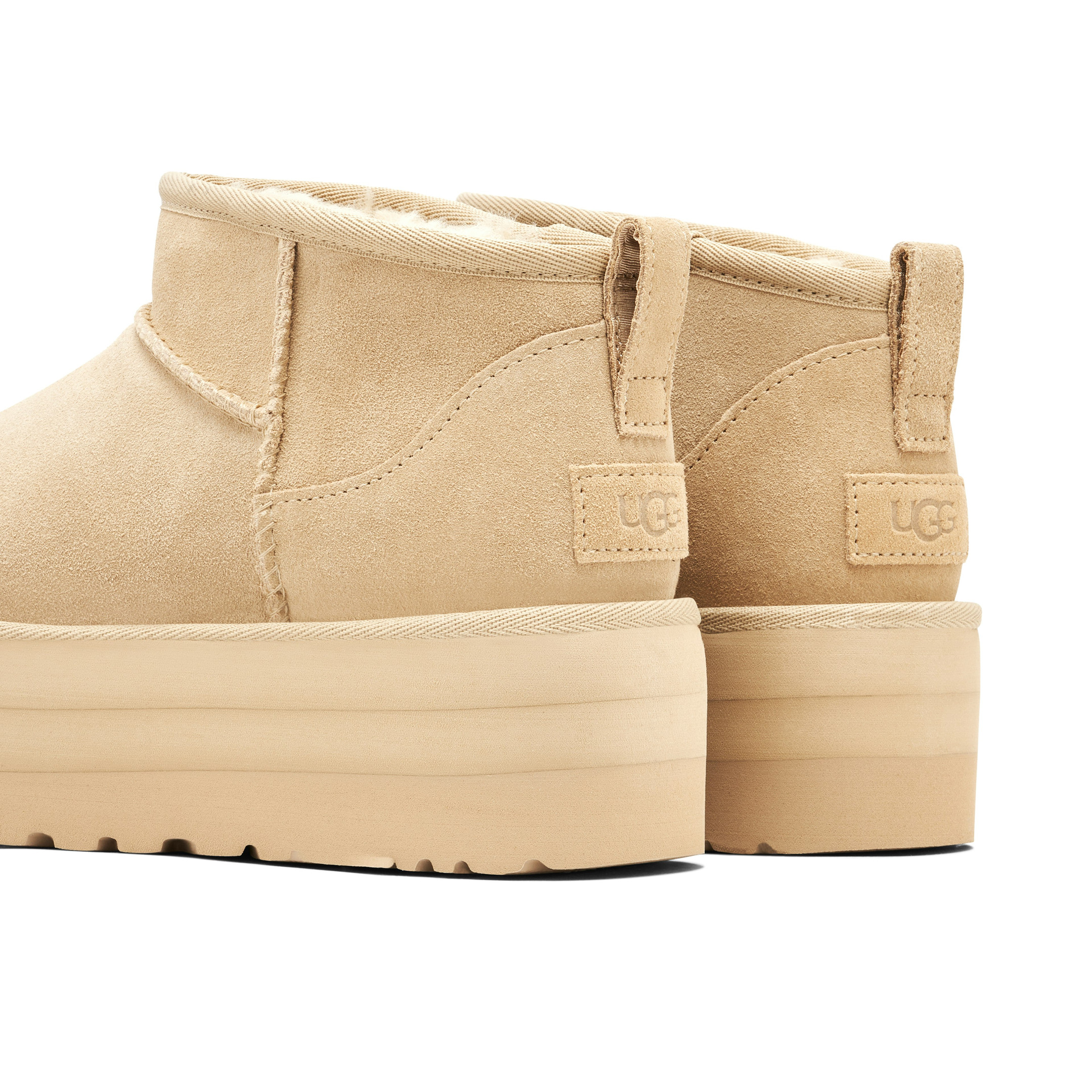 UGG Classic Ultra Mini Platform Boot Mustard Seed Womens - Image 3