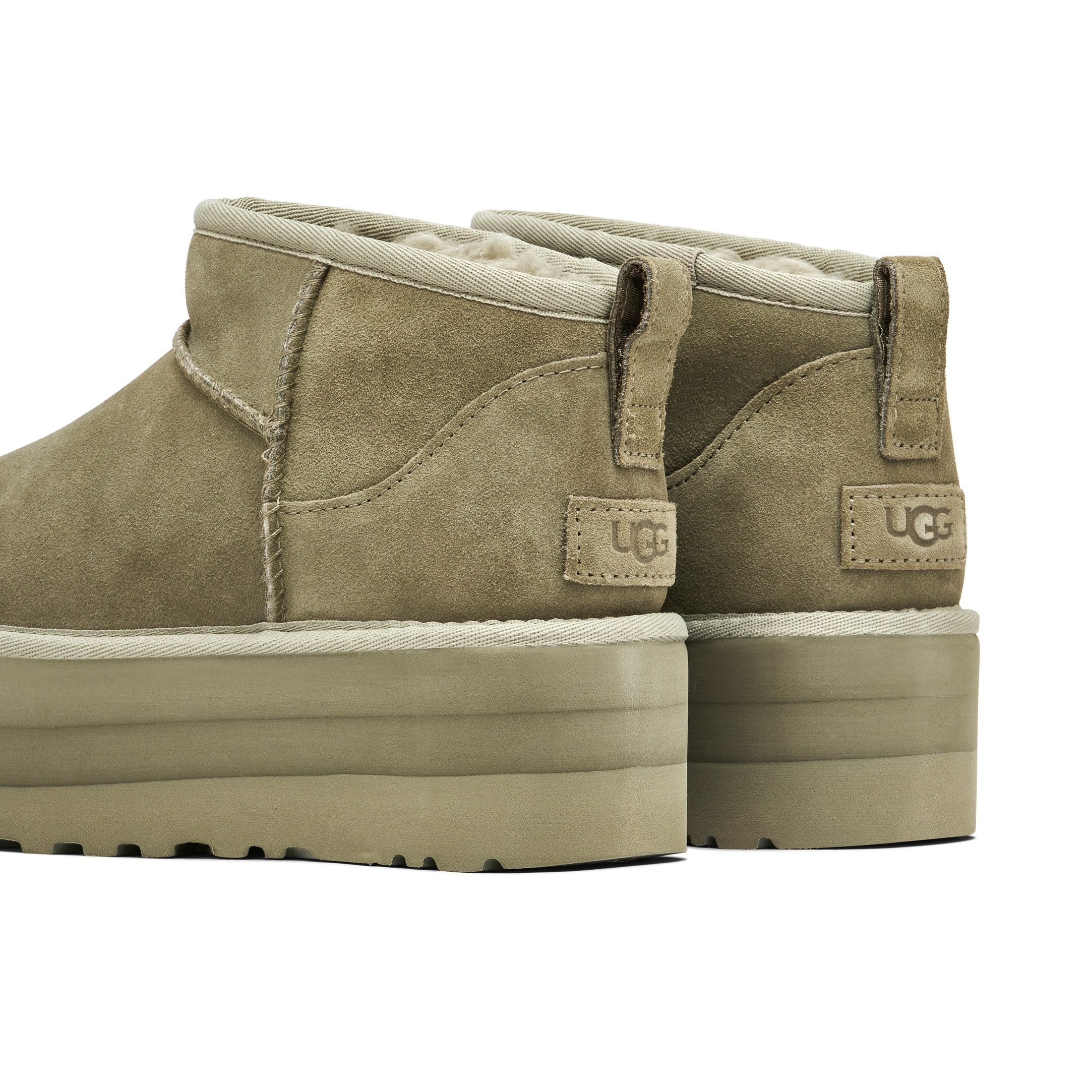UGG Classic Ultra Mini Platform Moss Green Womens - Image 3