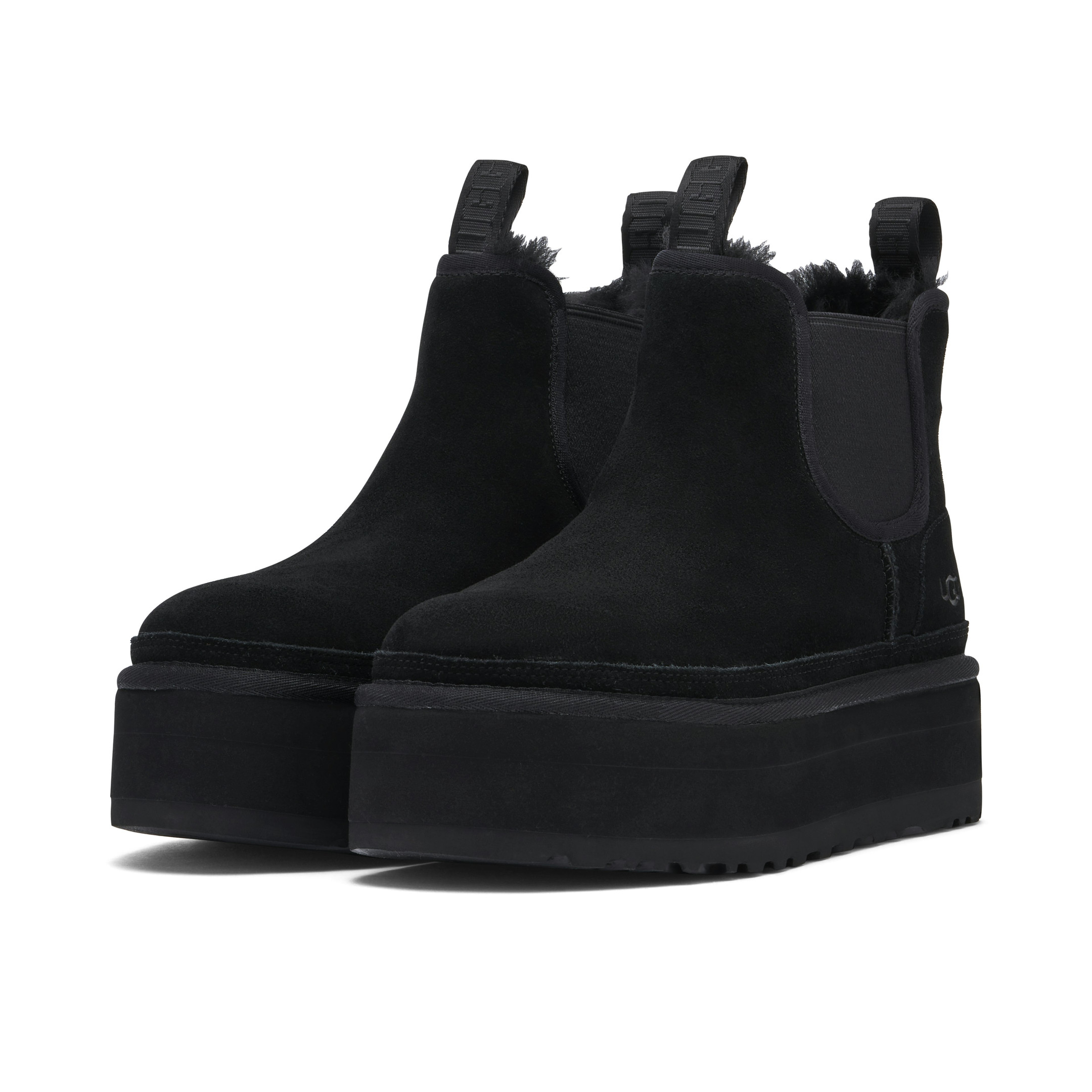 UGG Neumel Platform Chelsea Boot Black Womens - Image 6