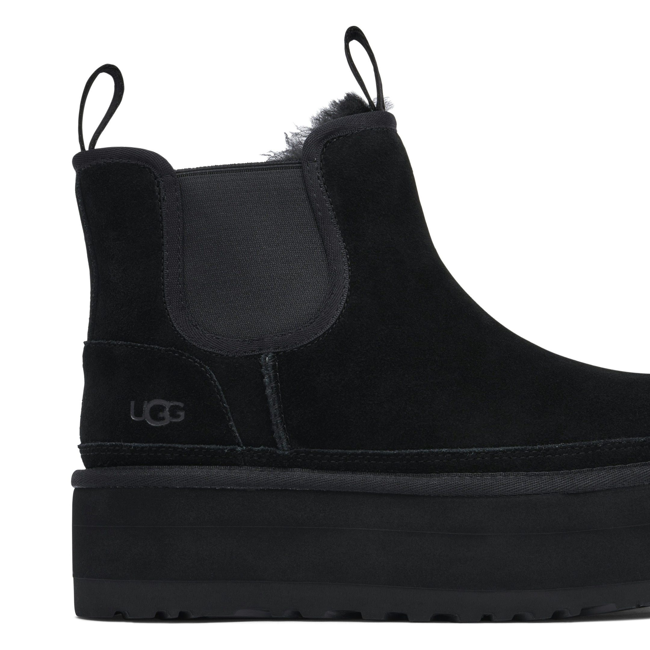 UGG Neumel Platform Chelsea Boot Black Womens - Image 4