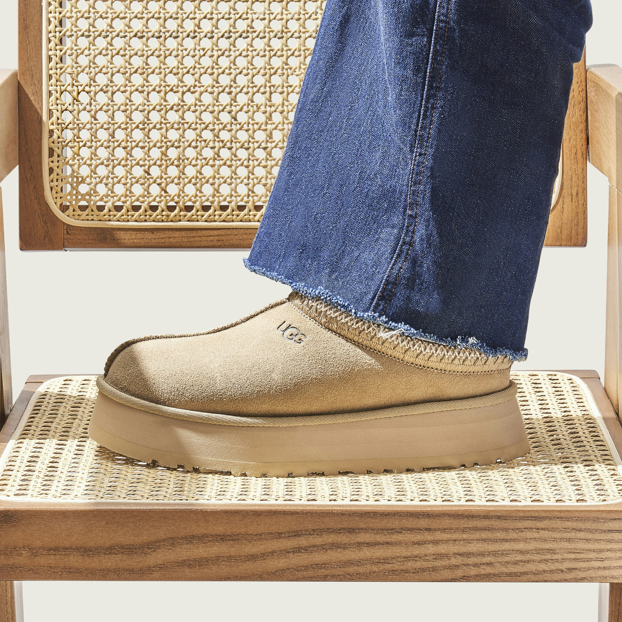 UGG Tazz Slipper Mustard Seed Womens - Image 3