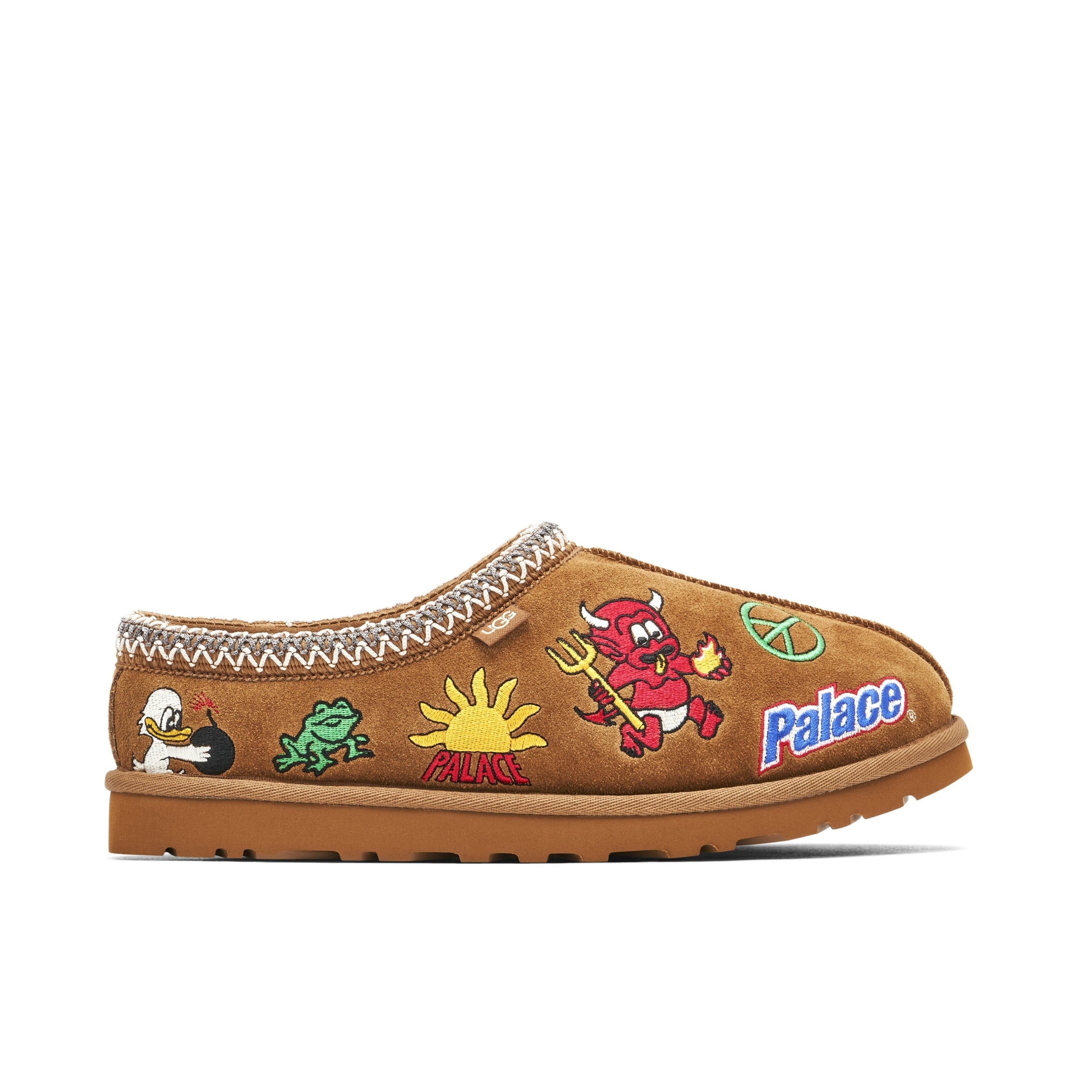 UGG x Palace Tasman Slipper Chestnut