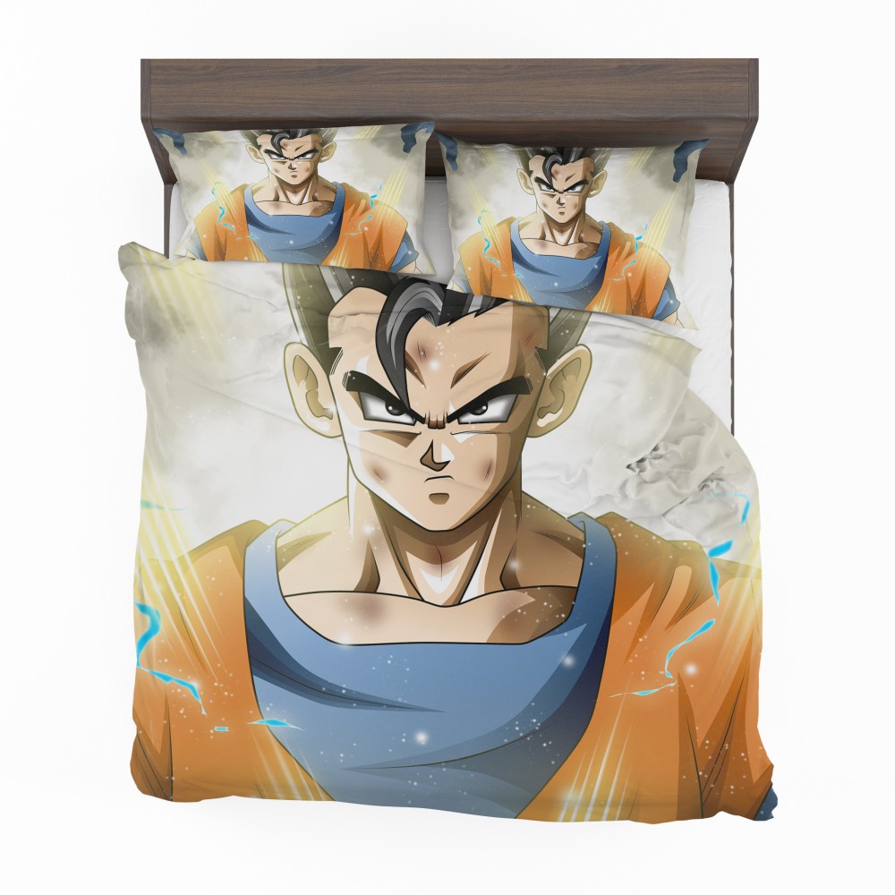 Alternative view of Ultimate Gohan Mystic Gohan Dragon Ball Super Bedding Set - Custom Bedding Set