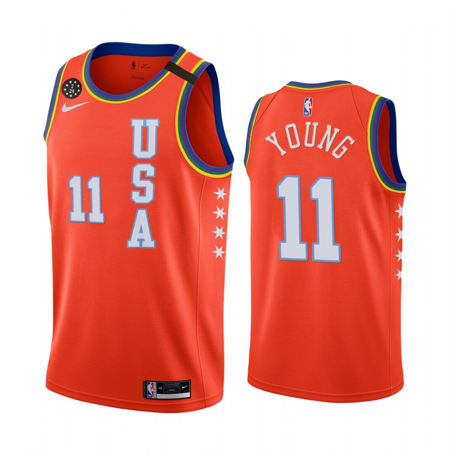 Usa Team 2020 Nba Rising Star Trae Young Atlanta Hawks Jersey Red