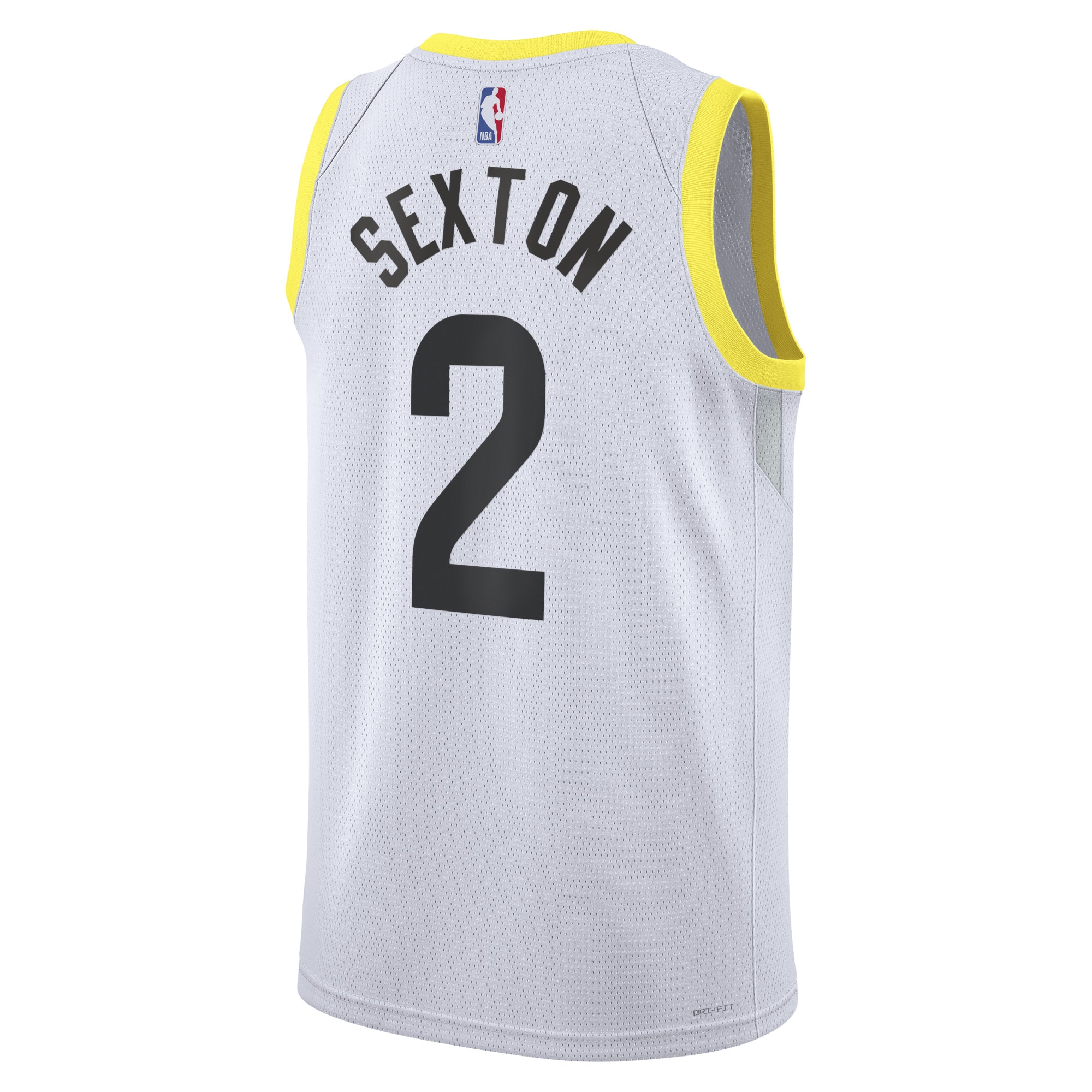 Alternative view of Utah Jazz Association Edition Swingman Jersey - White - Colin Sexton - Unisex - JS602 