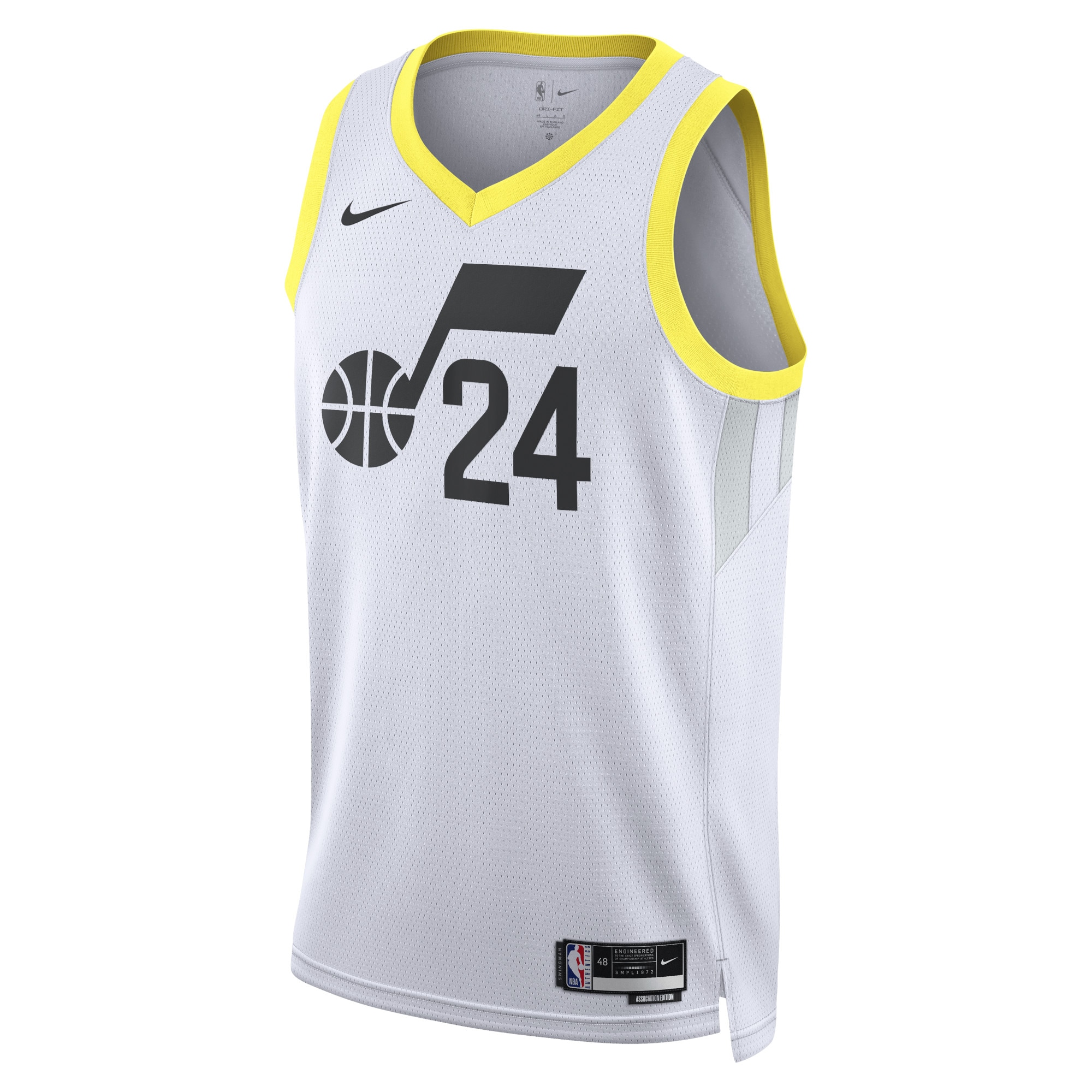 Utah Jazz Association Edition Swingman Jersey - White - Walker Kessler - Unisex - JS243 